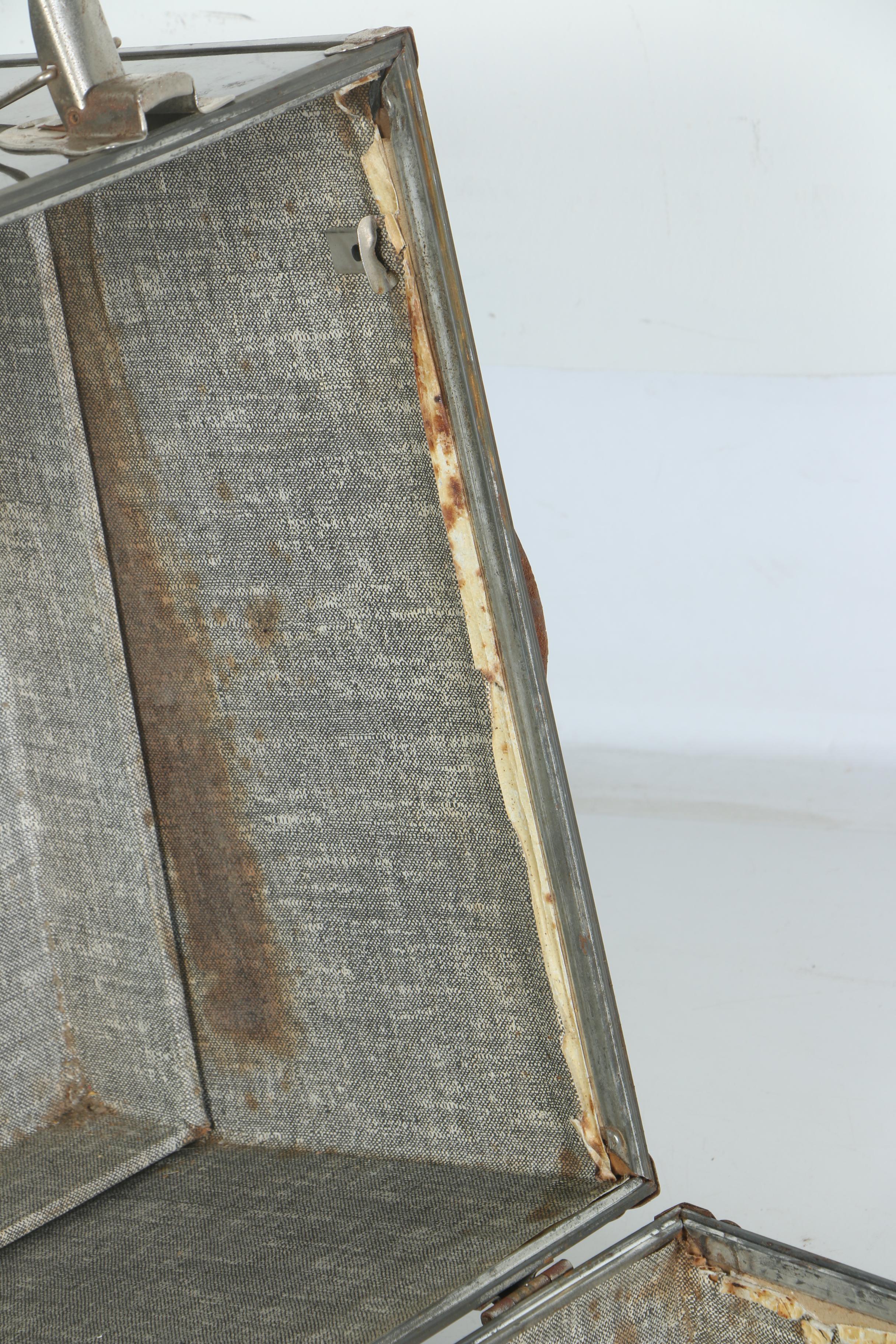 Vintage Metal Foot Locker