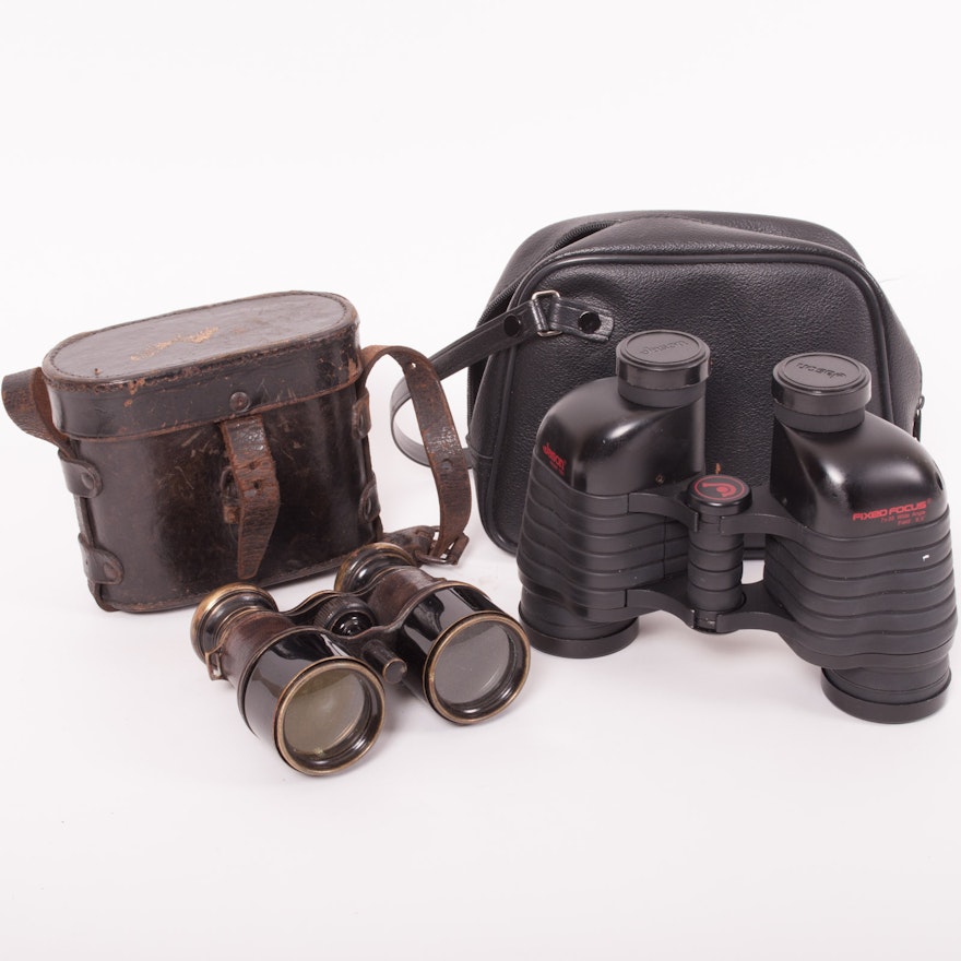 Antique Binoculars and Jason Model 1195 Binoculars