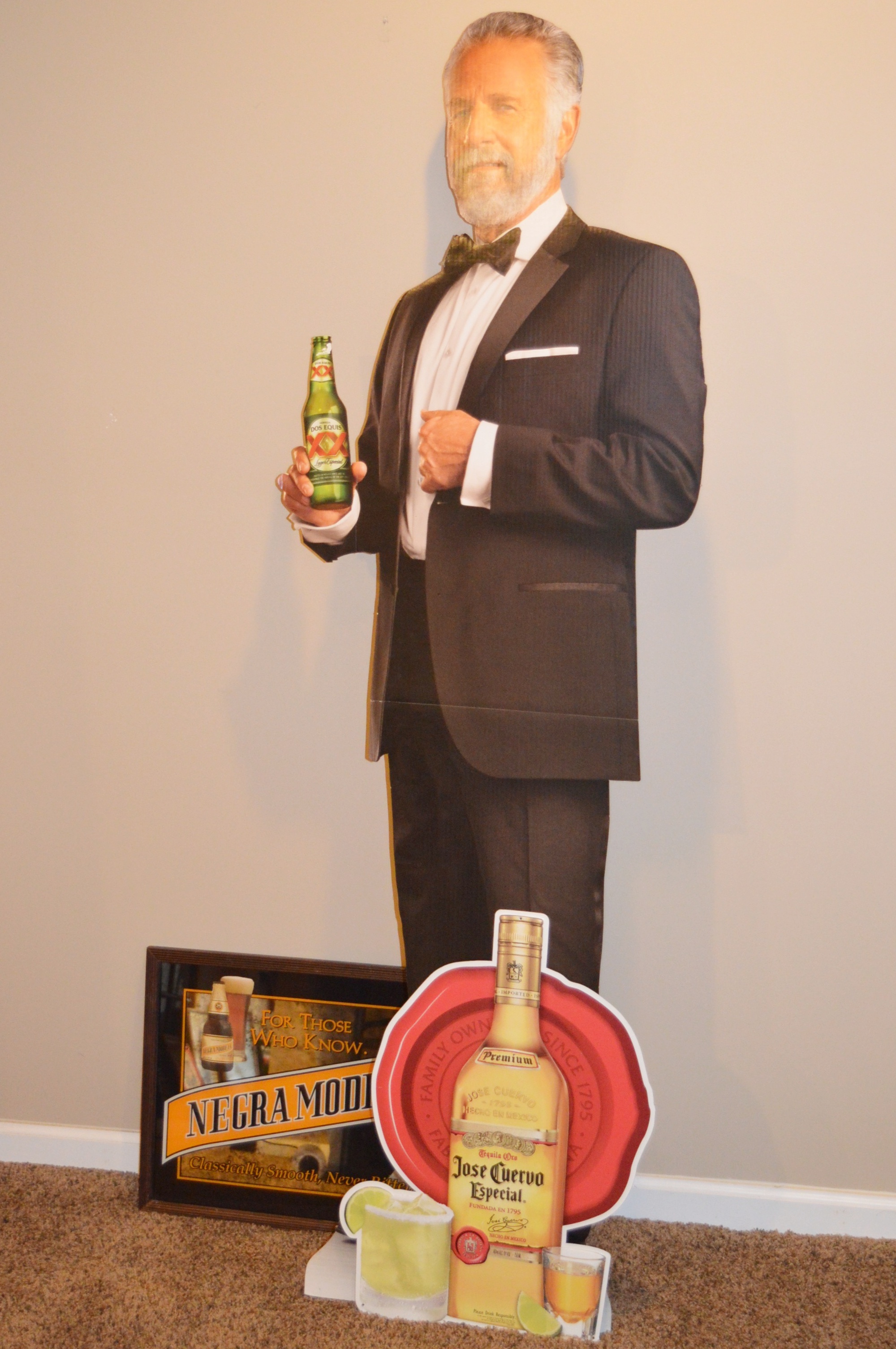Dos Equis, Johnathon Goldsmith Cardboard Cut-out