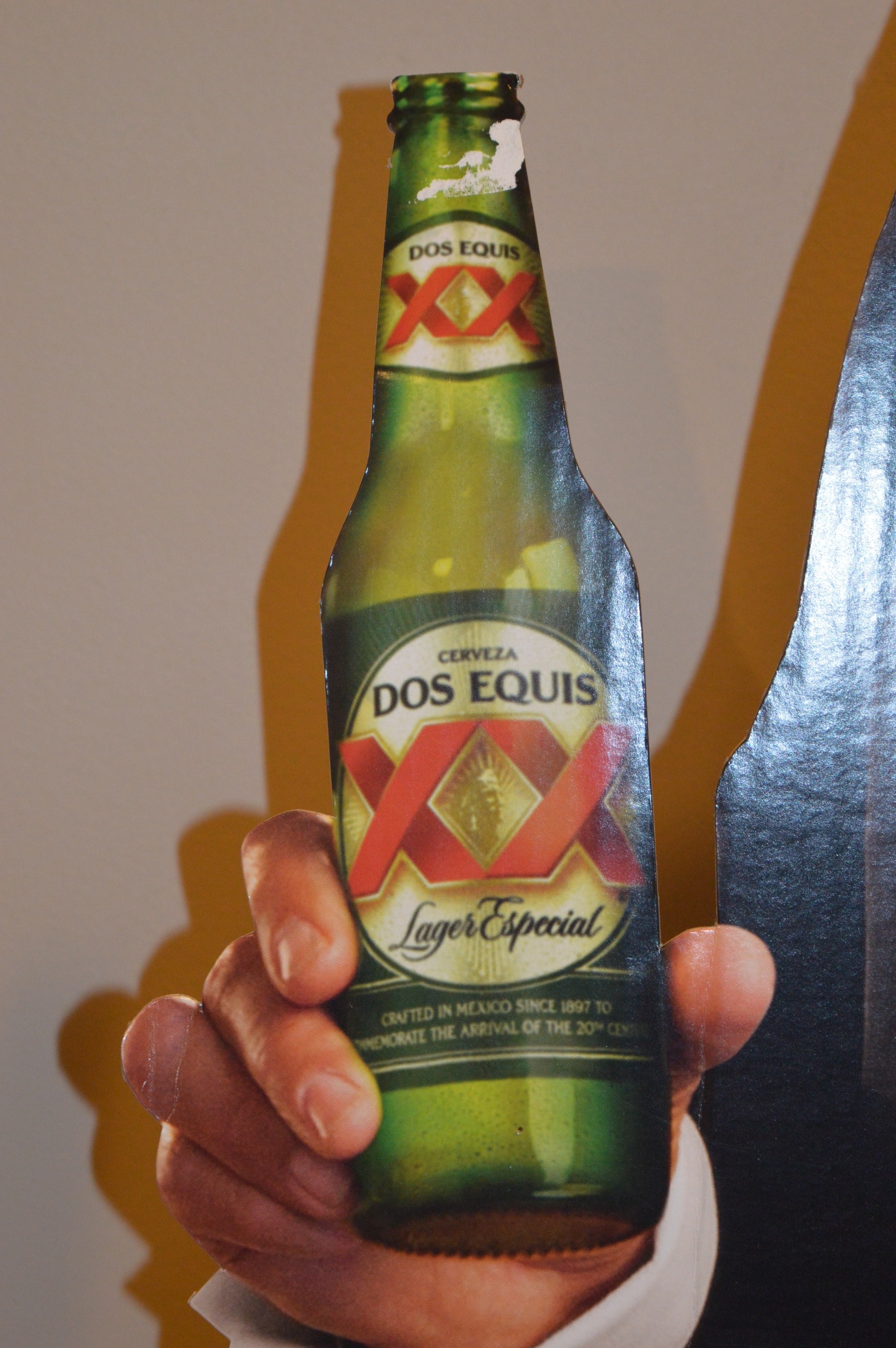 Dos Equis, Johnathon Goldsmith Cardboard Cut-out