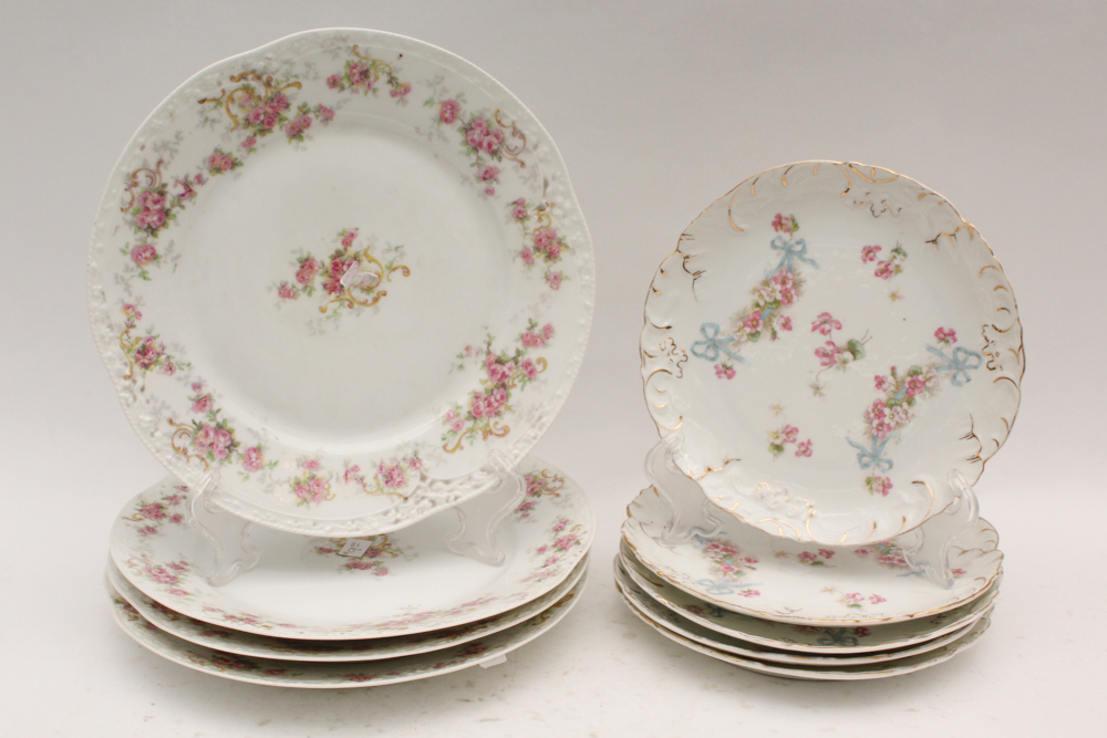 Zeh, Scherzer & Co. and Rudolf Wächter Bavarian Porcelain Plates