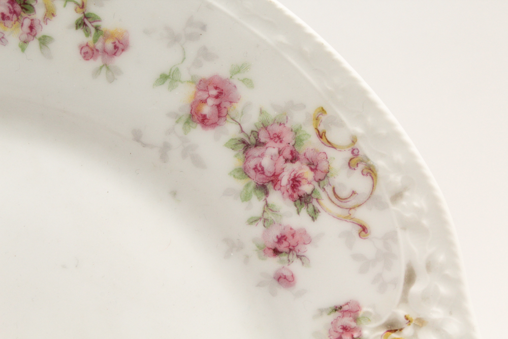 Zeh, Scherzer & Co. and Rudolf Wächter Bavarian Porcelain Plates