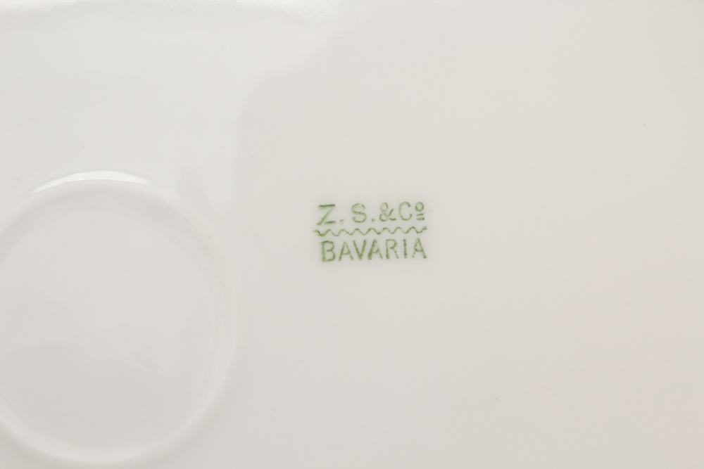 Zeh, Scherzer & Co. and Rudolf Wächter Bavarian Porcelain Plates