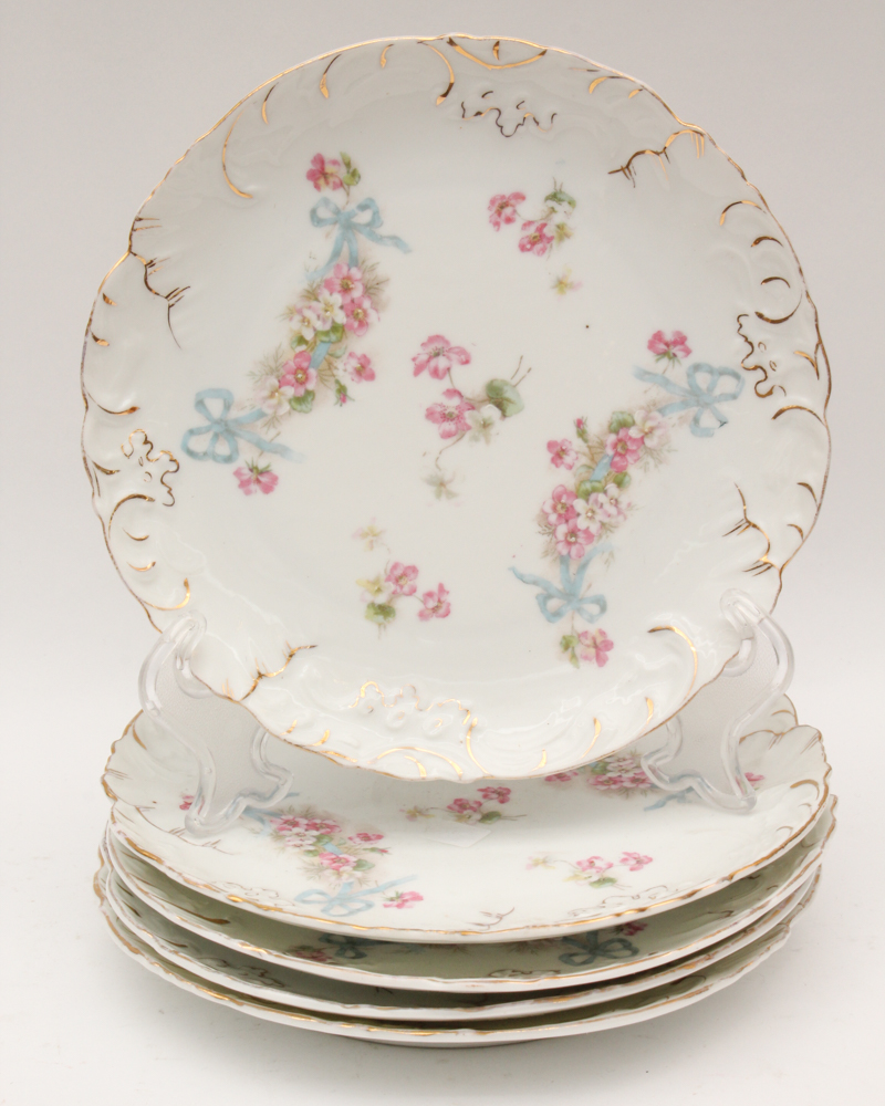 Zeh, Scherzer & Co. and Rudolf Wächter Bavarian Porcelain Plates