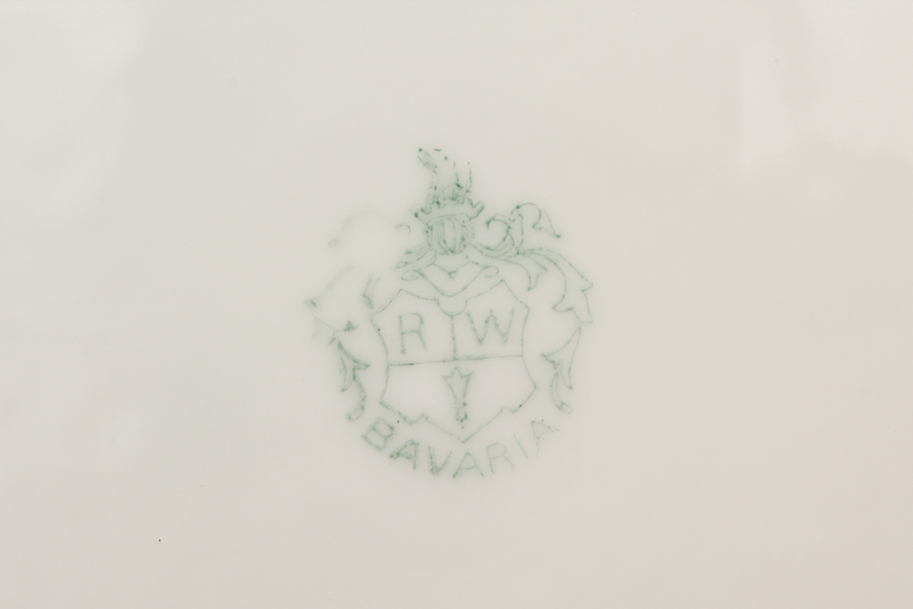 Zeh, Scherzer & Co. and Rudolf Wächter Bavarian Porcelain Plates