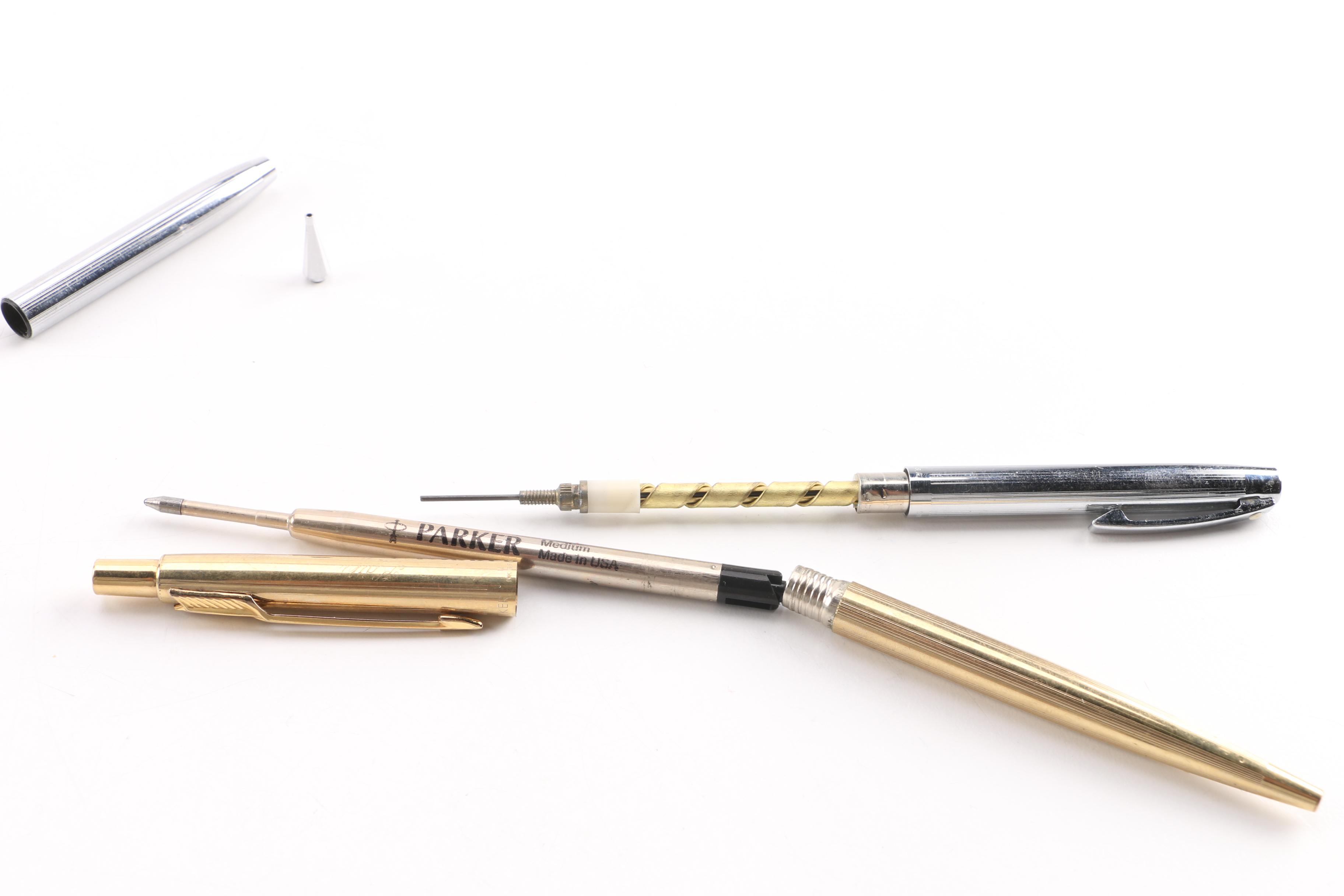 Vintage Pens, Including Parker, Sheaffer, Osmiroid and Spirix