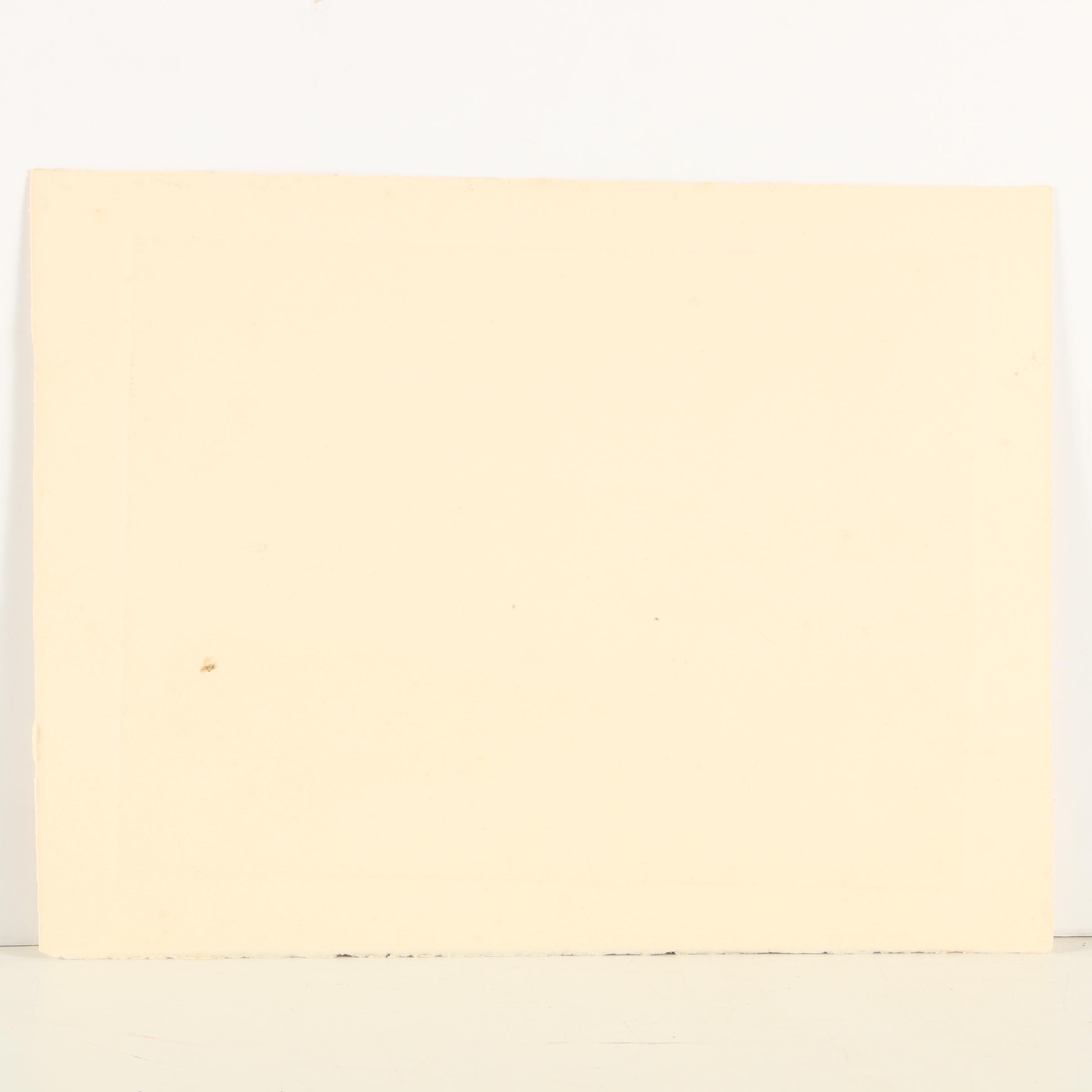 Danny Phifer Limited Edition Soft Ground Etching On Cotton Rag Paper "Barnyard"