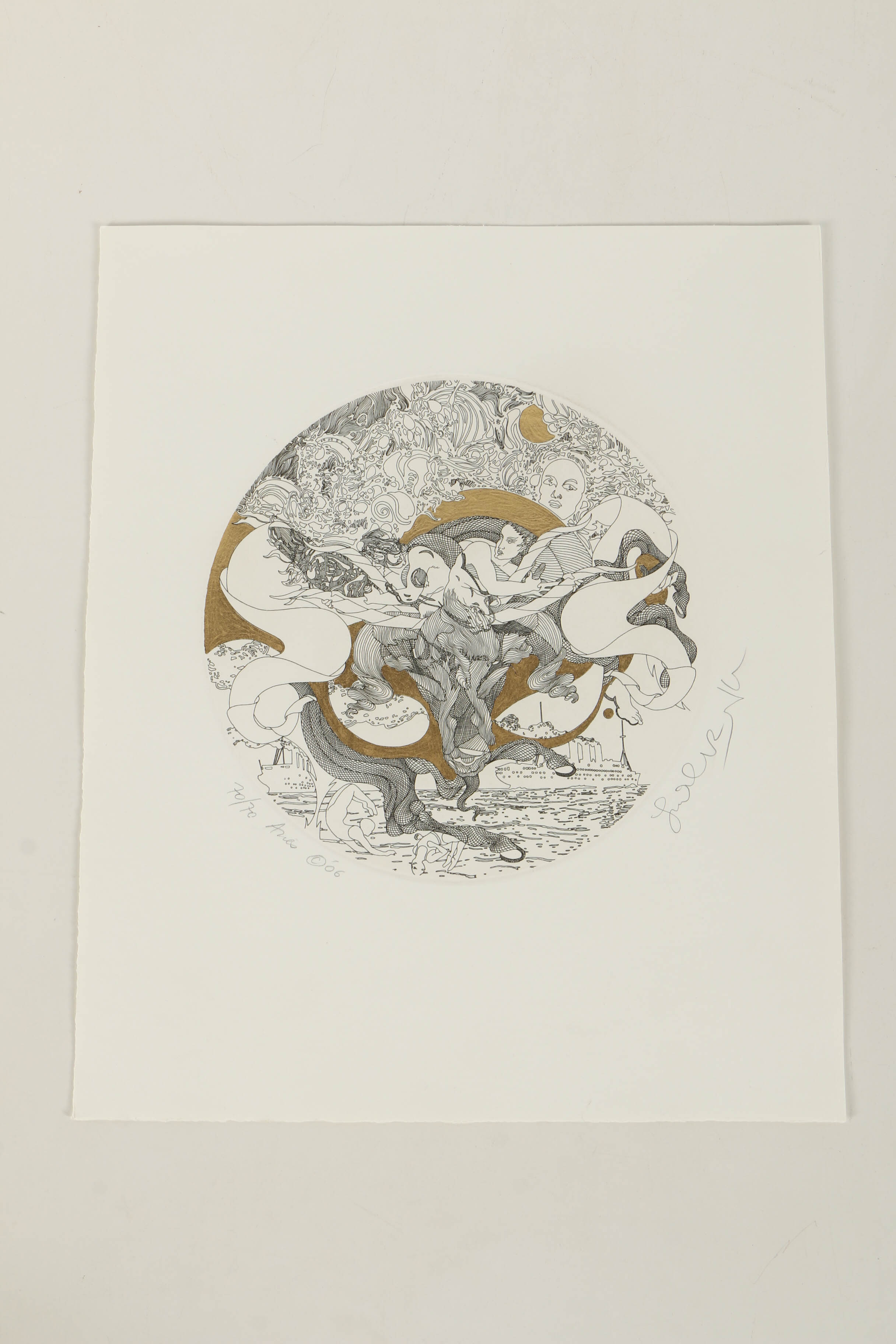 Guillaume Azoulay Portfolio of Embellished Zodiac Etchings