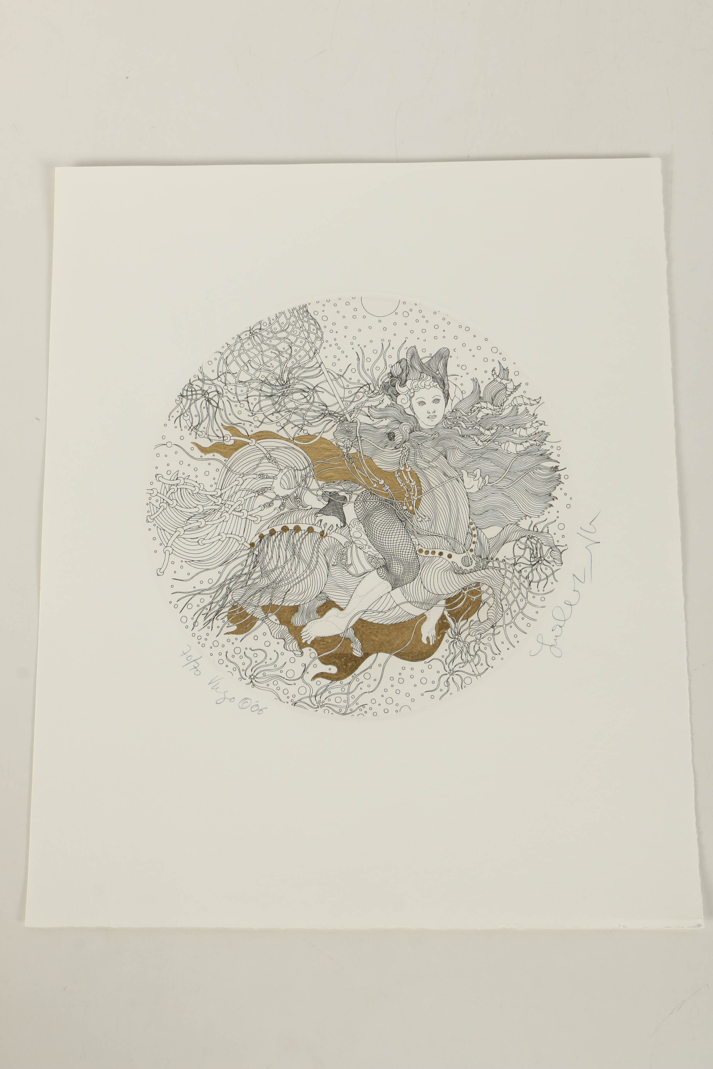 Guillaume Azoulay Portfolio of Embellished Zodiac Etchings