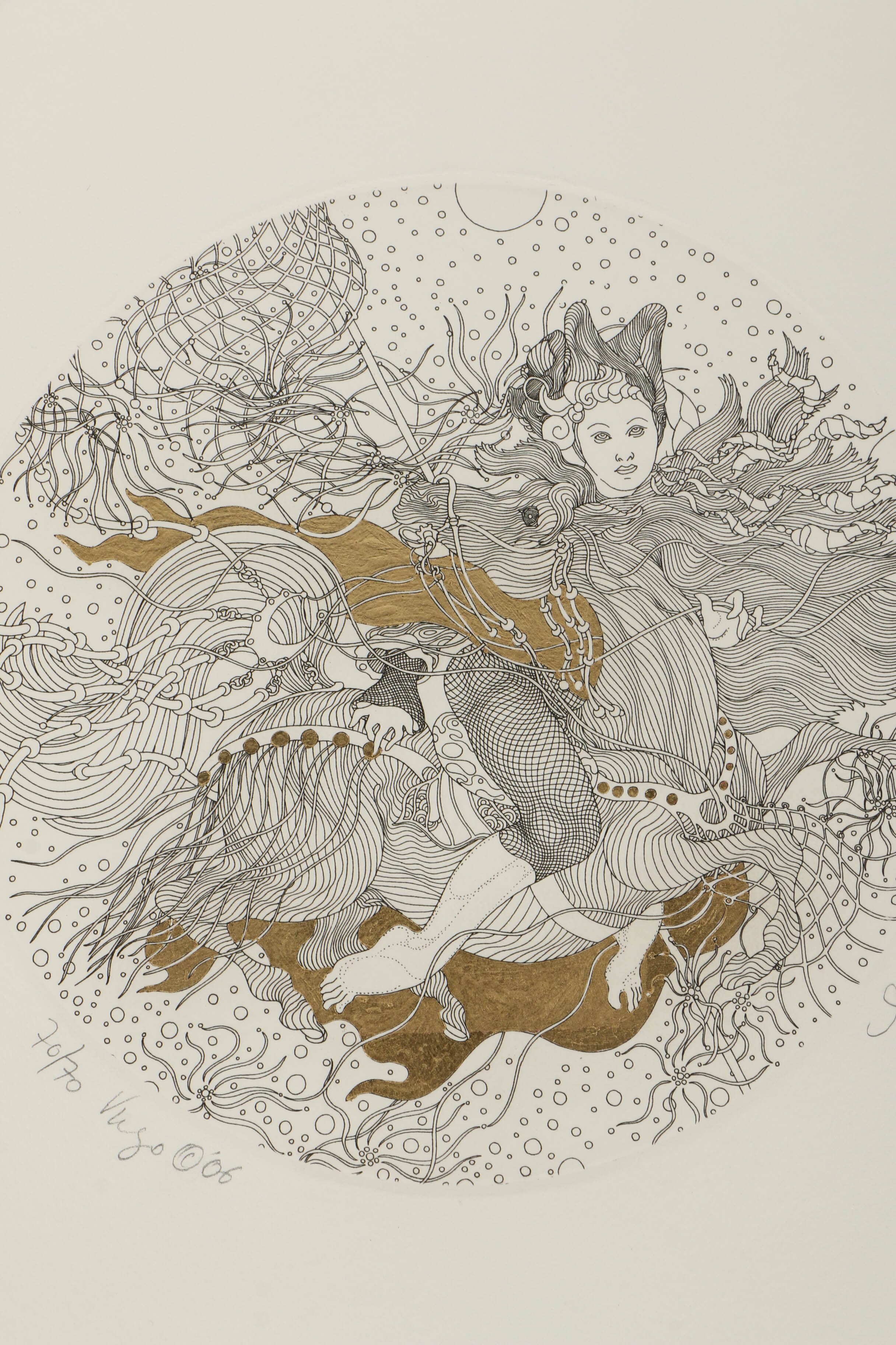 Guillaume Azoulay Portfolio of Embellished Zodiac Etchings