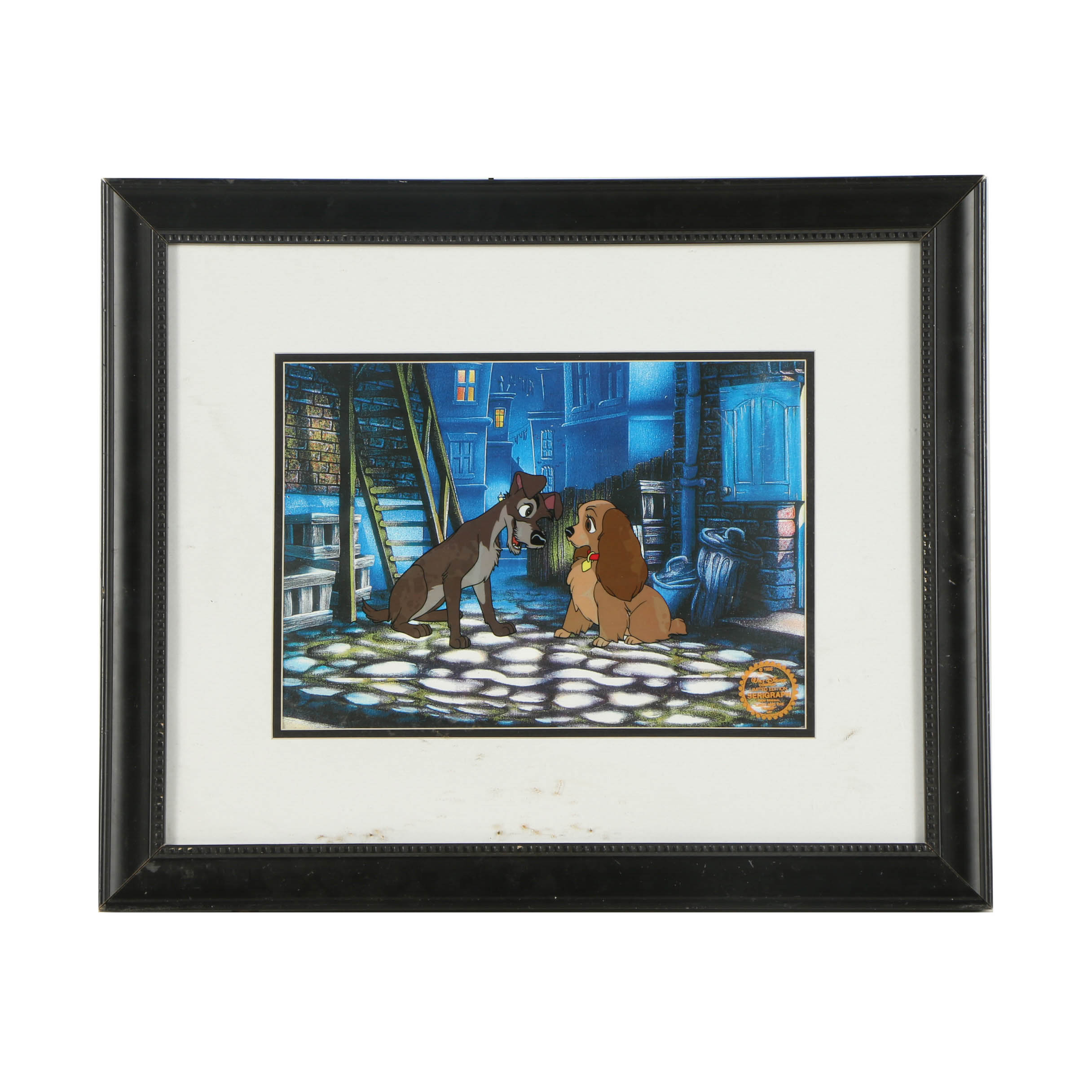 Disney Animation Sericel after a Still from "Lady and the Tramp"