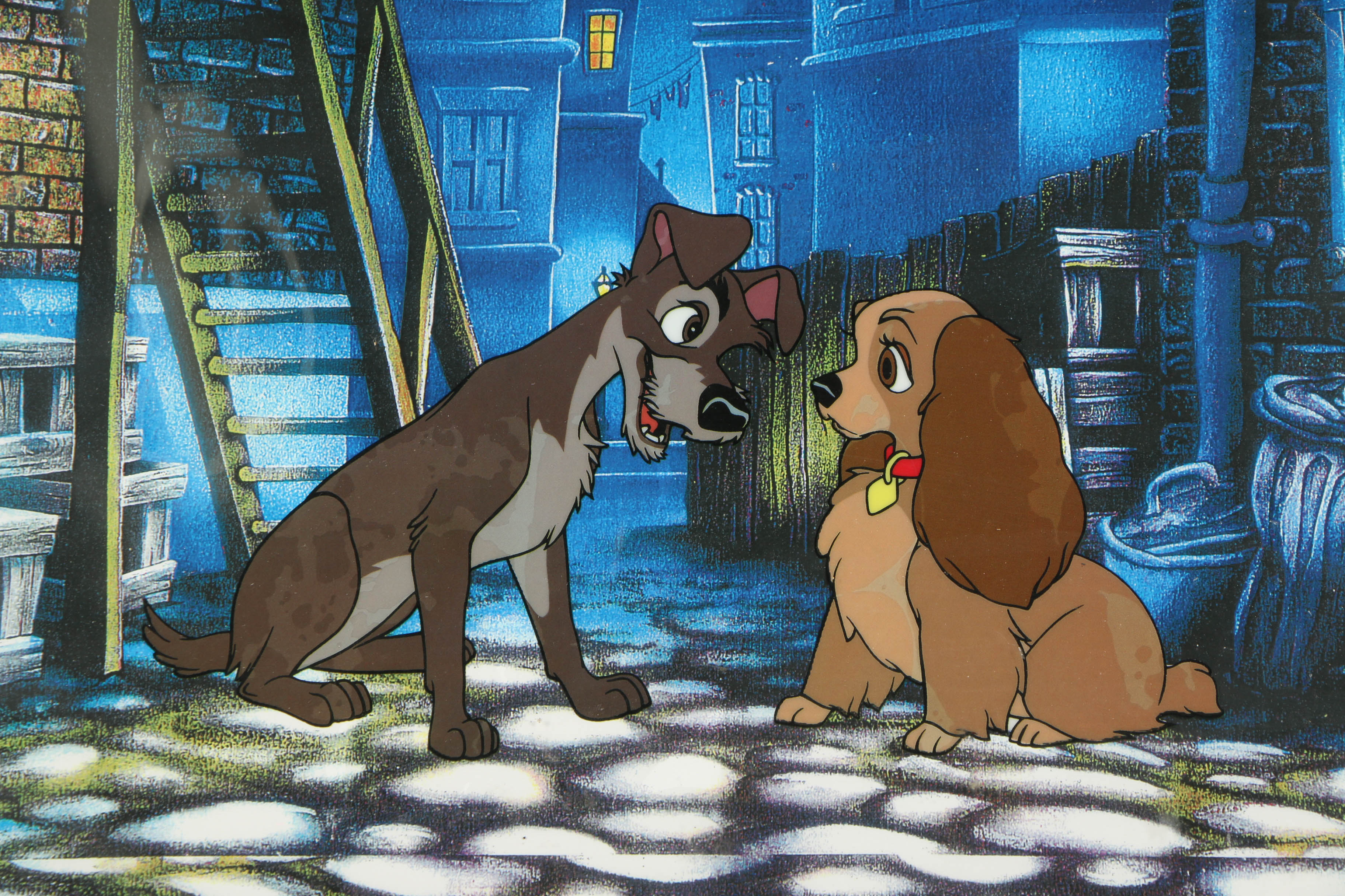 Disney Animation Sericel after a Still from "Lady and the Tramp"