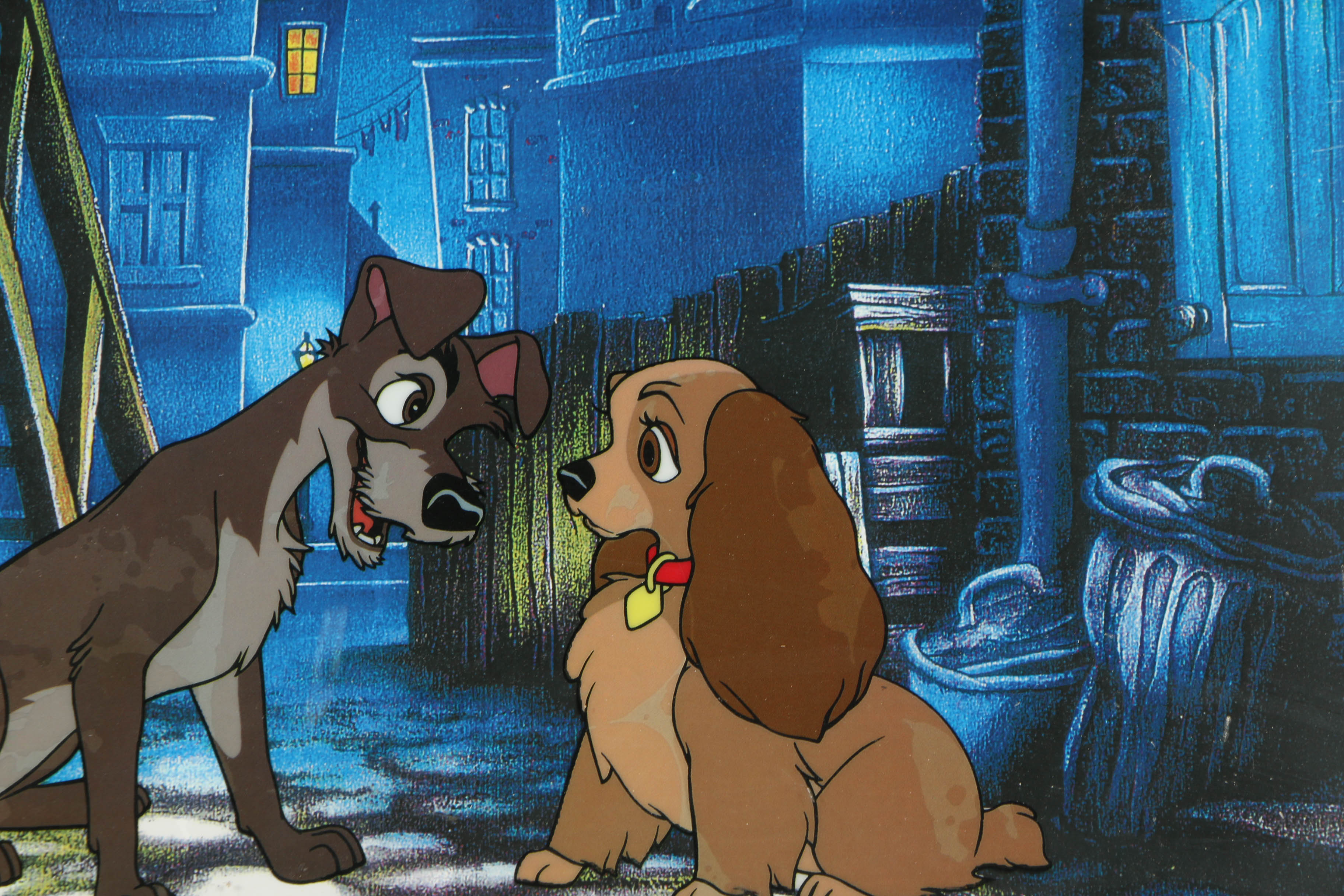Disney Animation Sericel after a Still from "Lady and the Tramp"