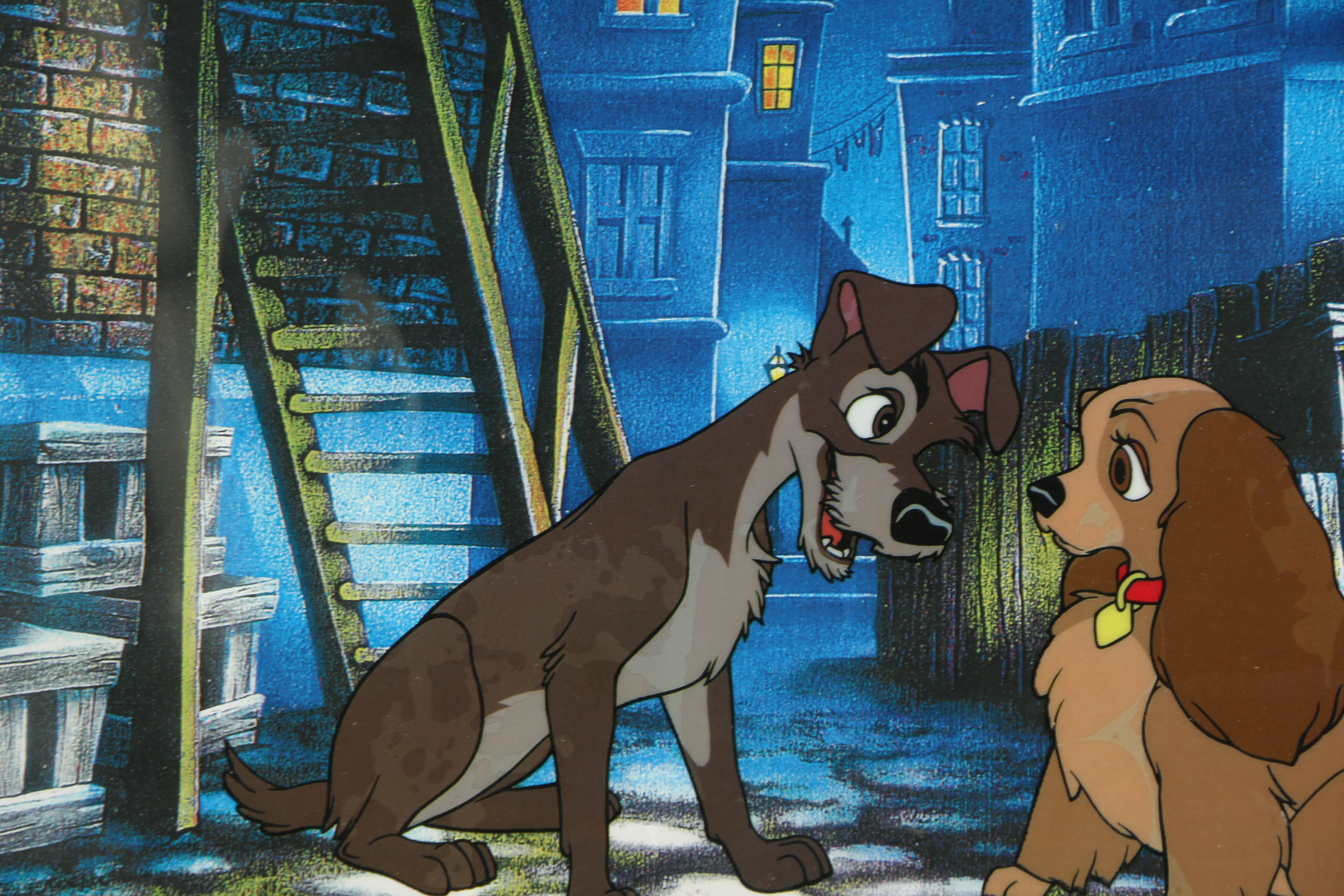 Disney Animation Sericel after a Still from "Lady and the Tramp"