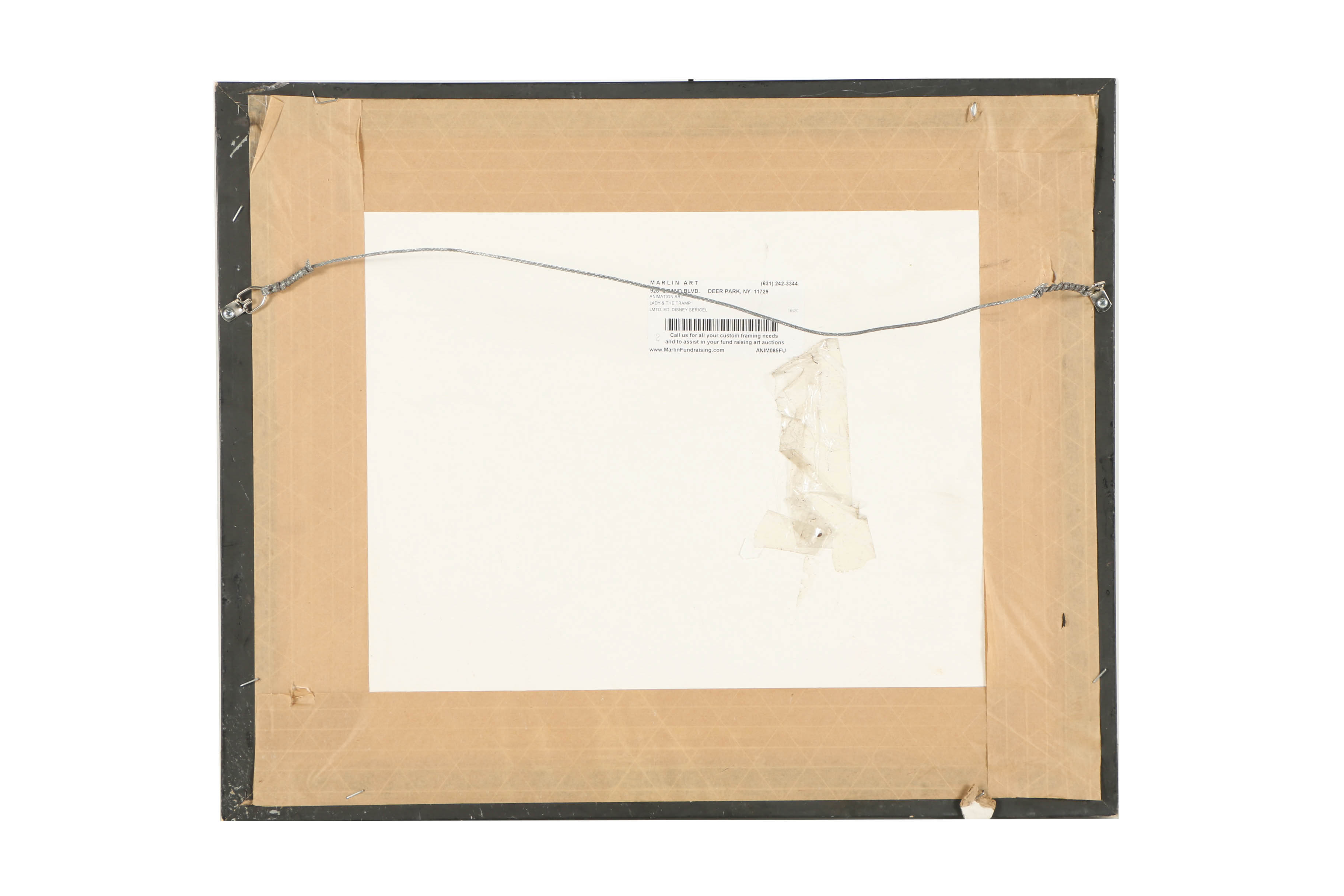 Disney Animation Sericel after a Still from "Lady and the Tramp"