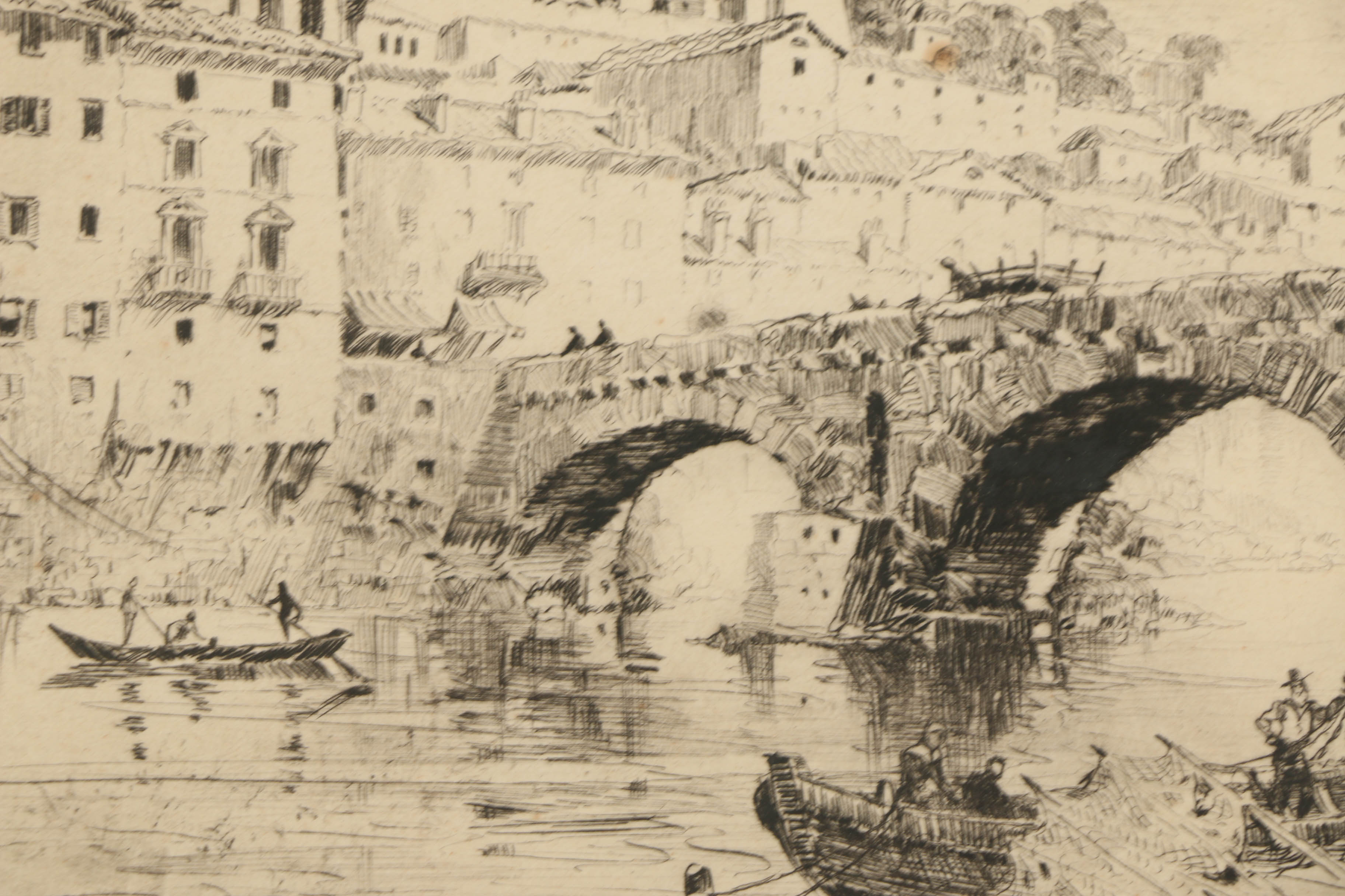 Harold Field Kellogg Etching "Verona"