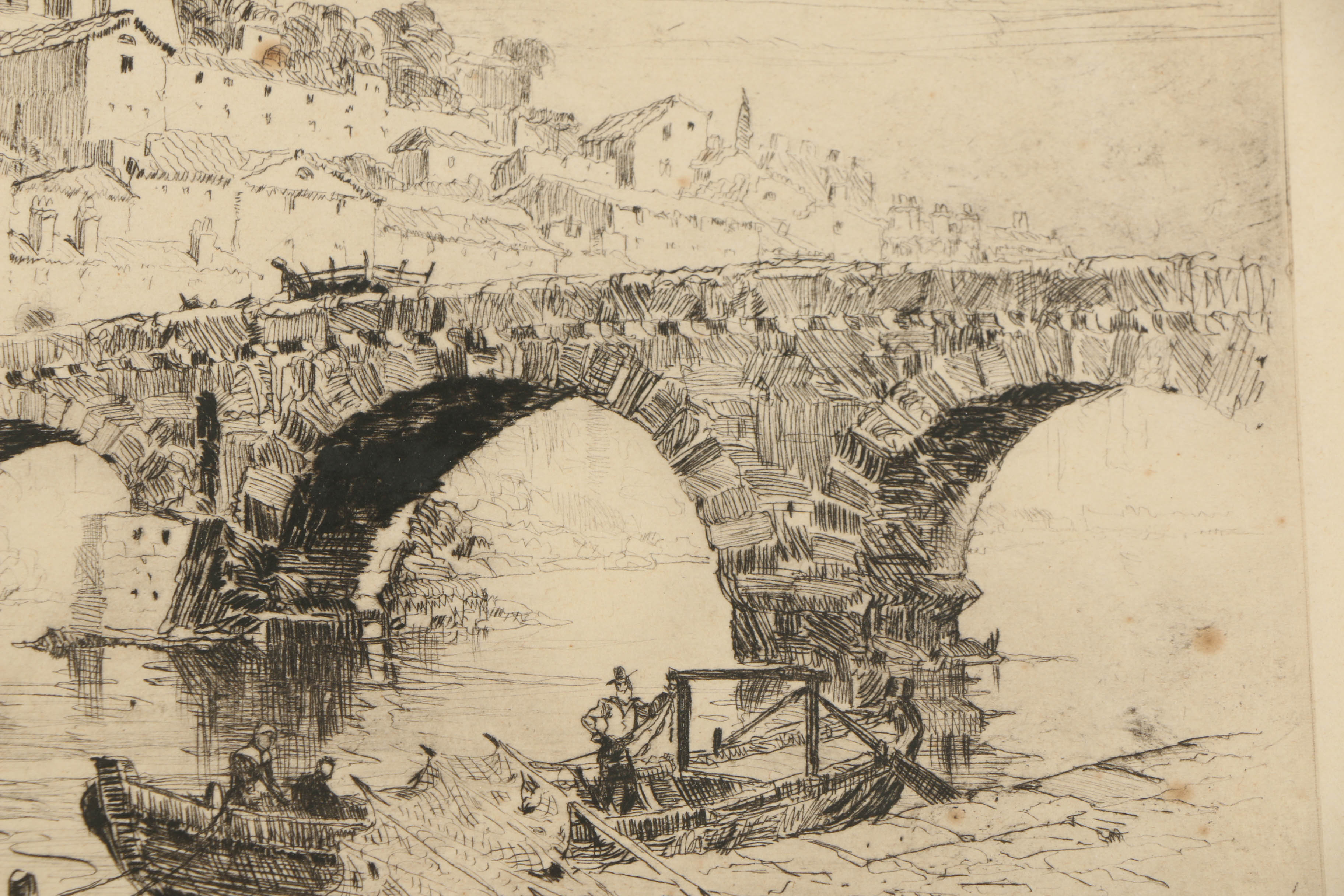 Harold Field Kellogg Etching "Verona"