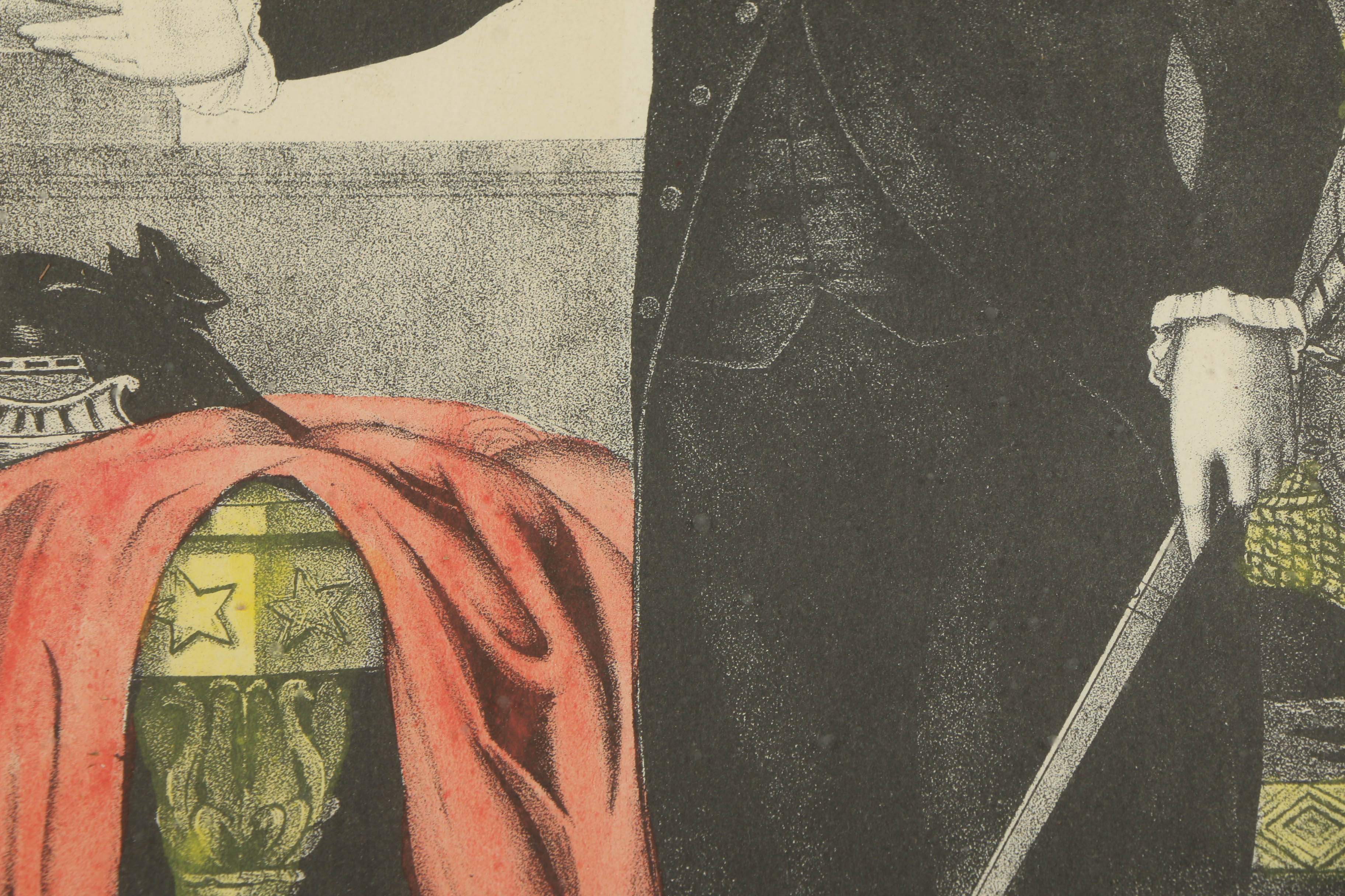 Hand-Colored Mezzograph Print After Nathaniel Currier