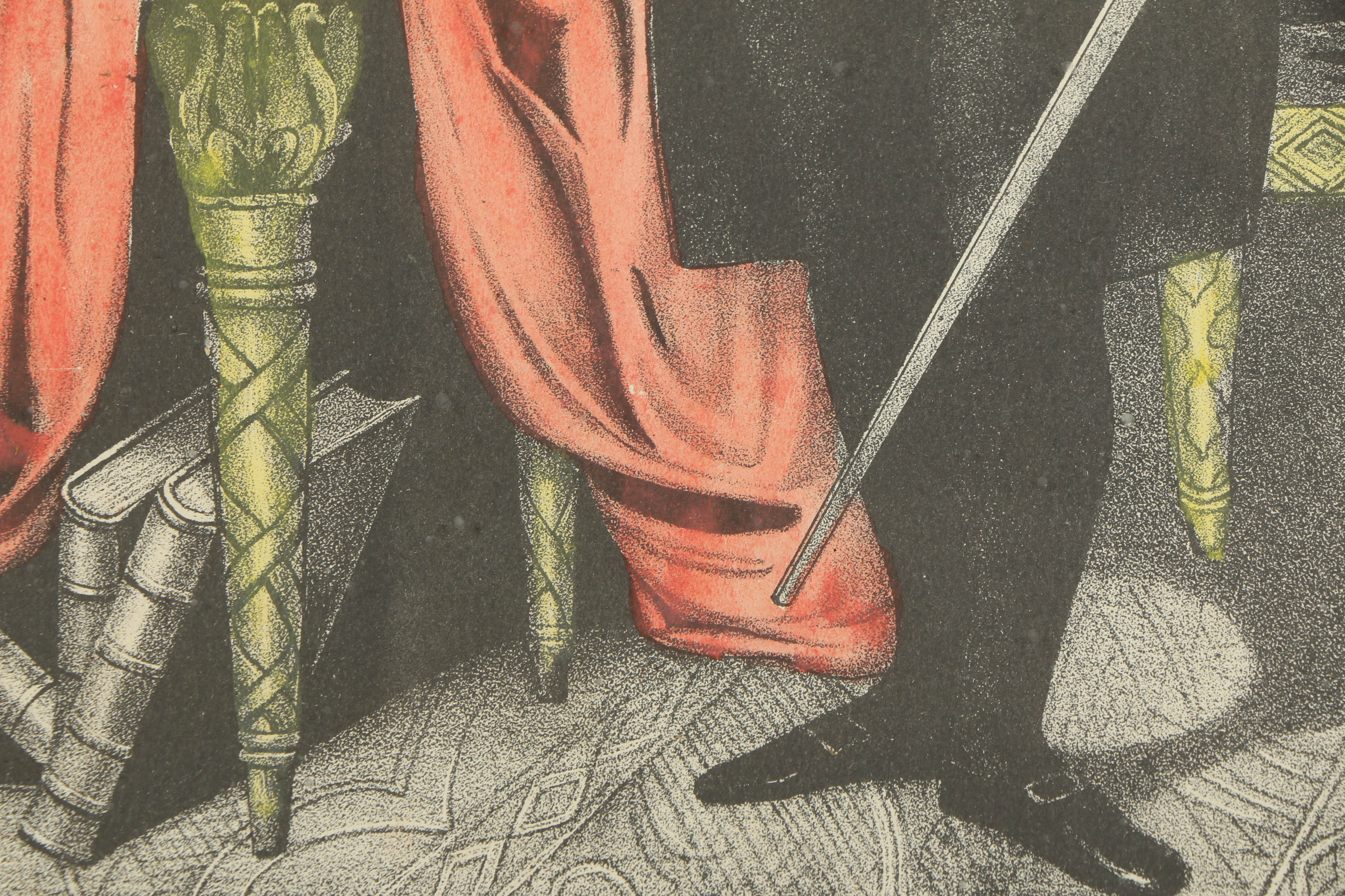 Hand-Colored Mezzograph Print After Nathaniel Currier