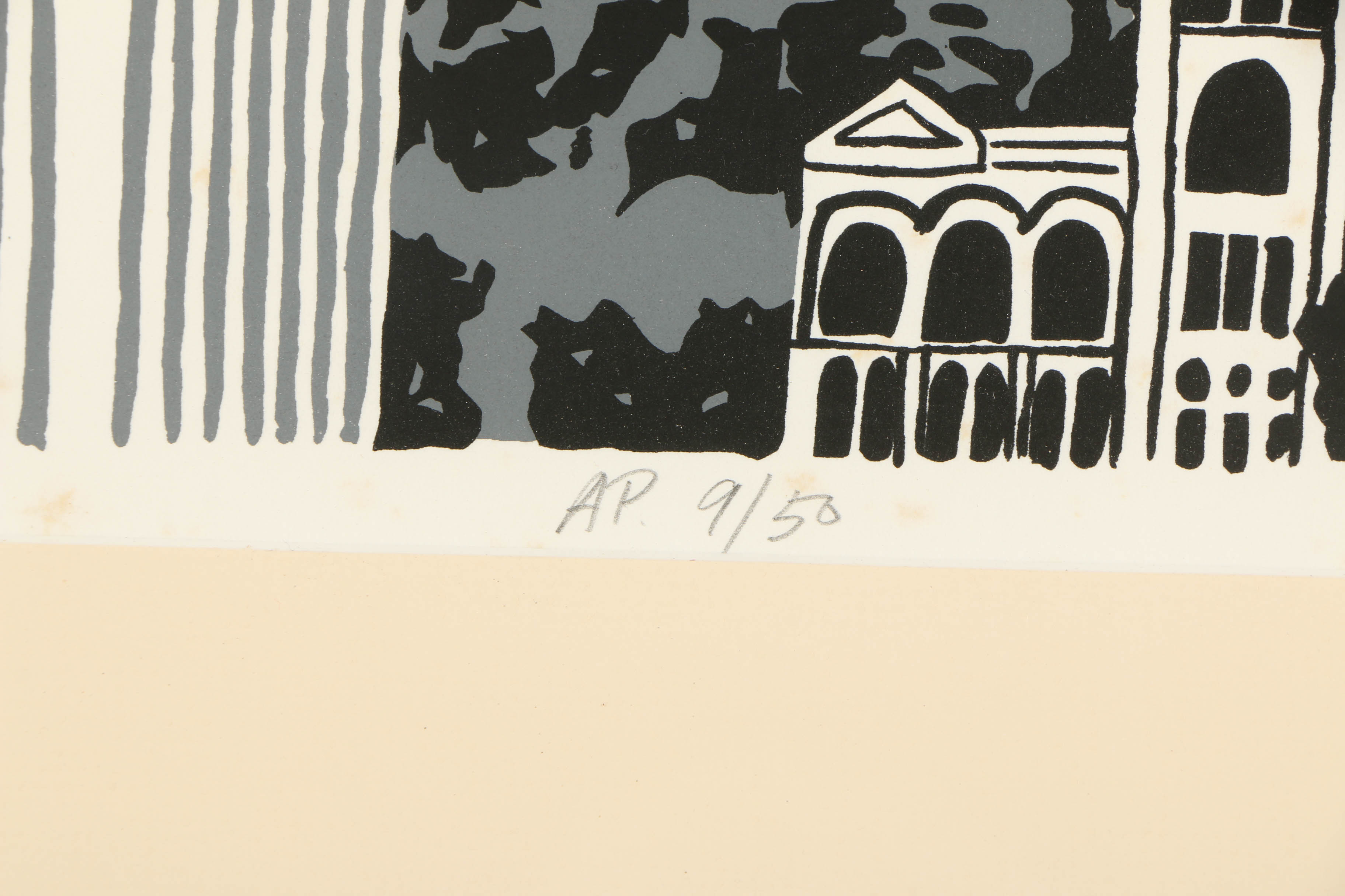 Robert Warrens Serigraph "Lucifer Hovering"