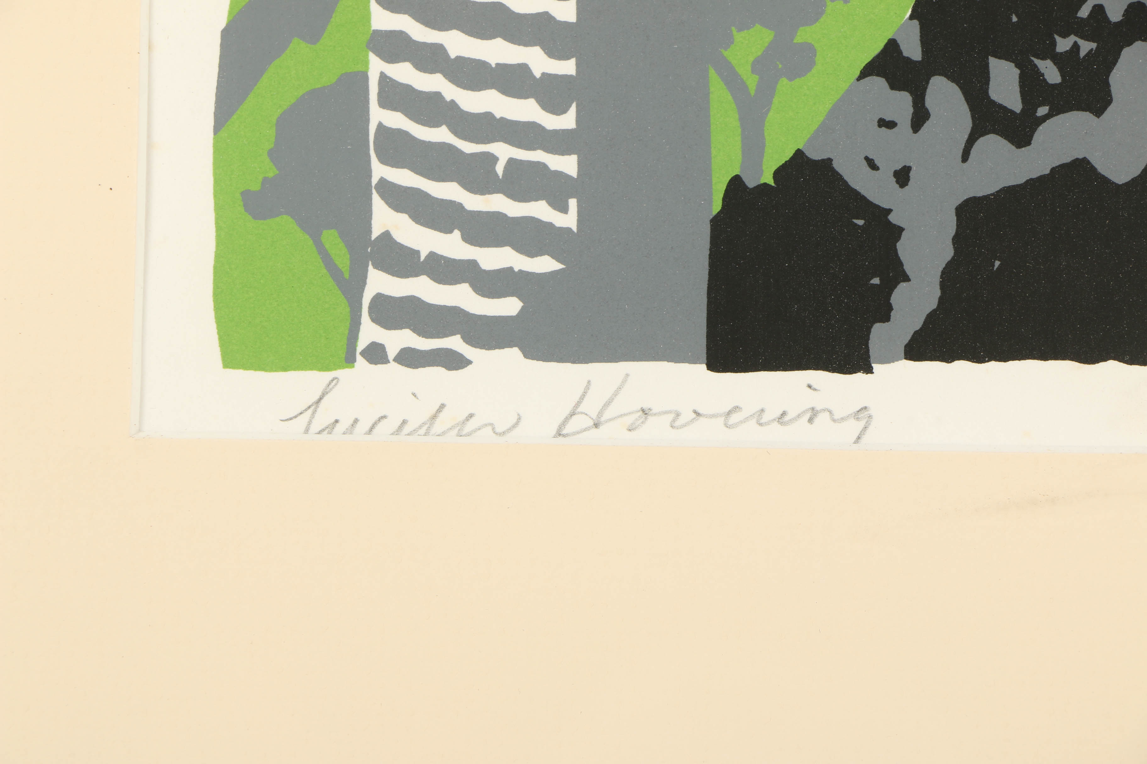 Robert Warrens Serigraph "Lucifer Hovering"