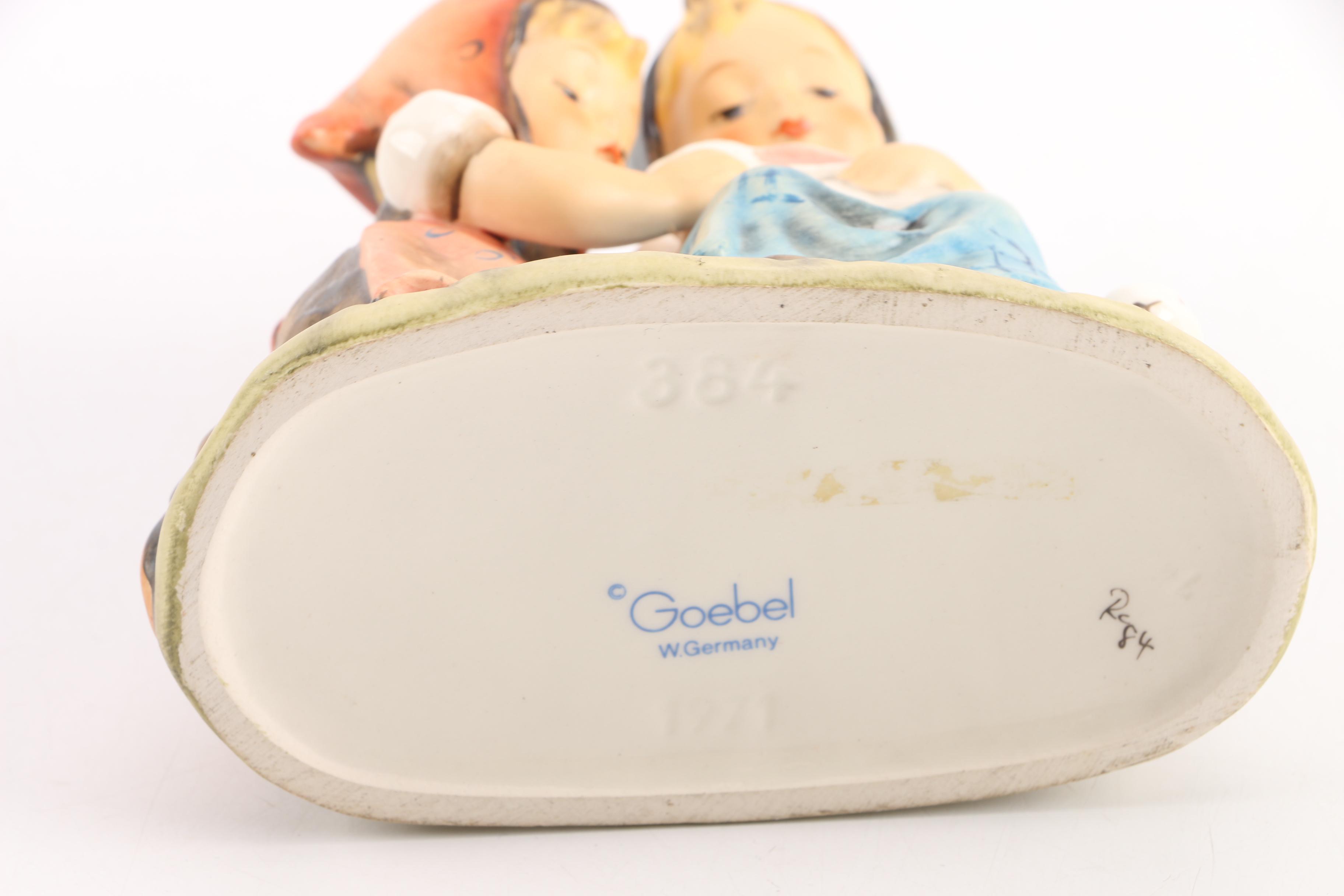 Vintage Hummel Porcelain Figurines Featuring "Easter Time"