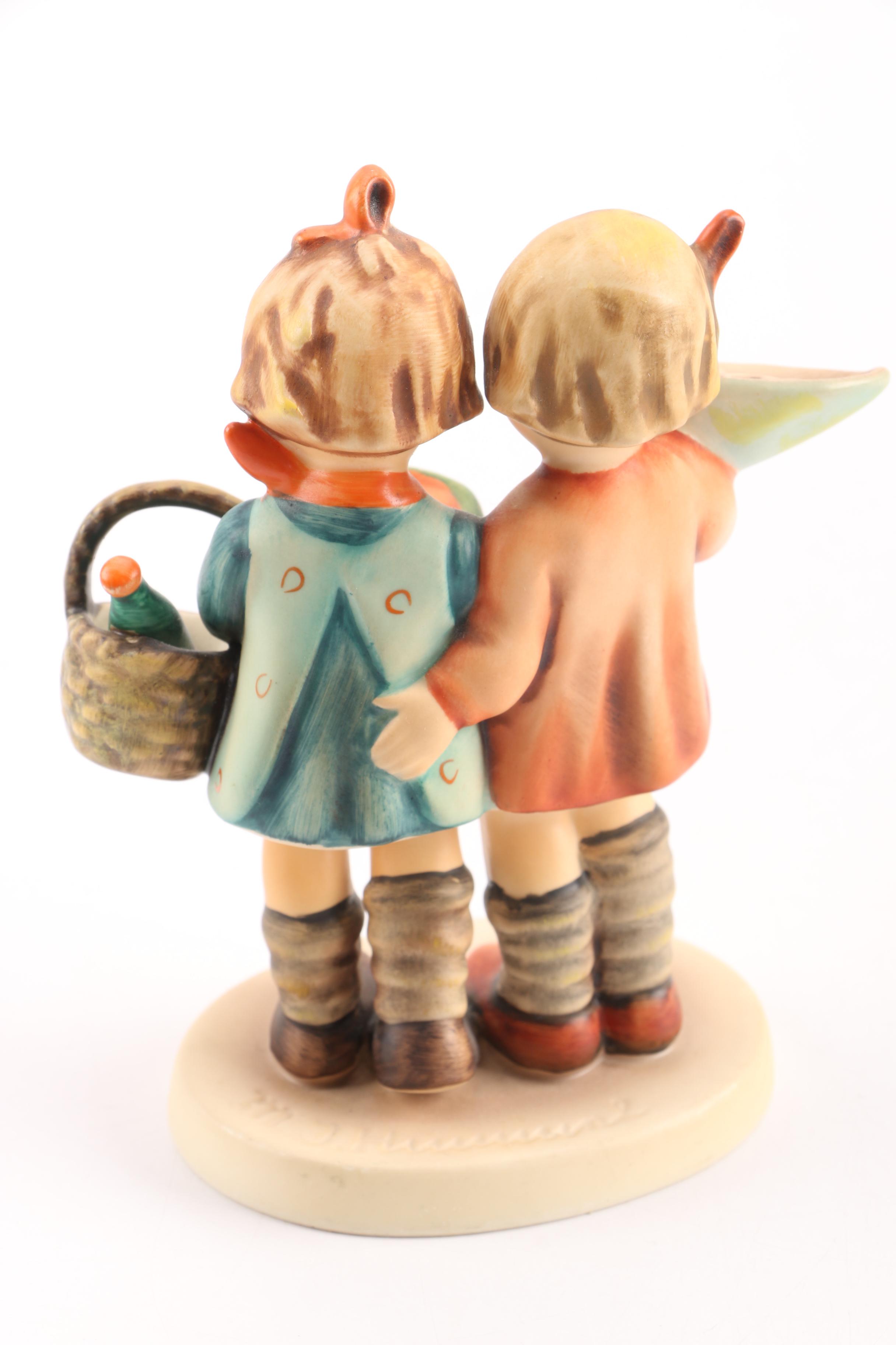 Vintage Hummel Porcelain Figurines Featuring "Easter Time"