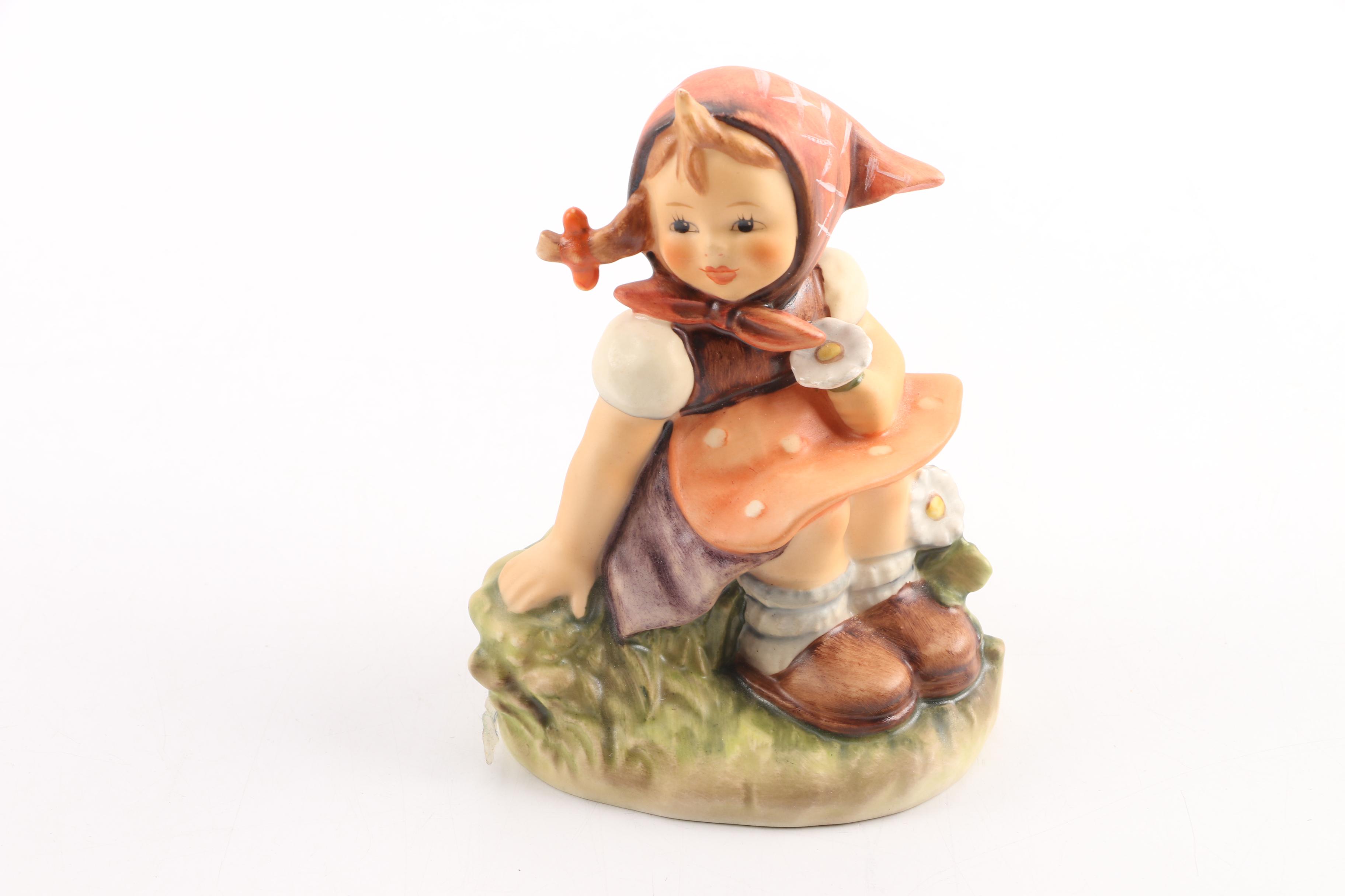 Vintage Hummel Porcelain Figurines Featuring "Easter Time"
