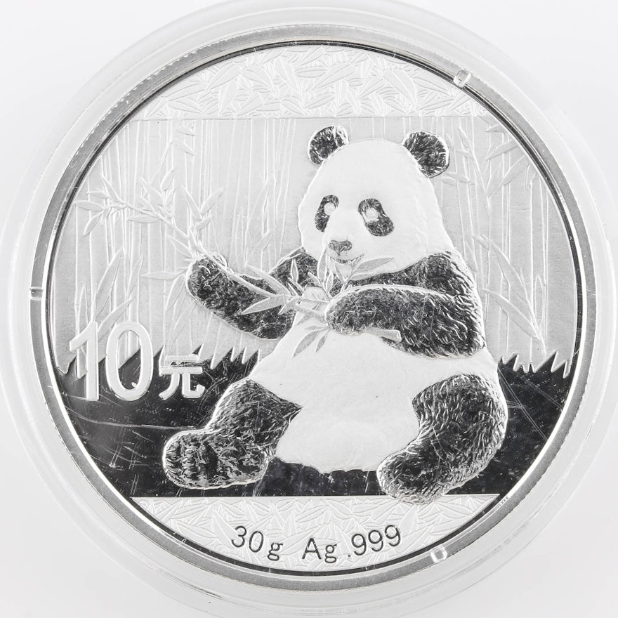 2017 Ten Yuan Chinese Silver Panda Coin