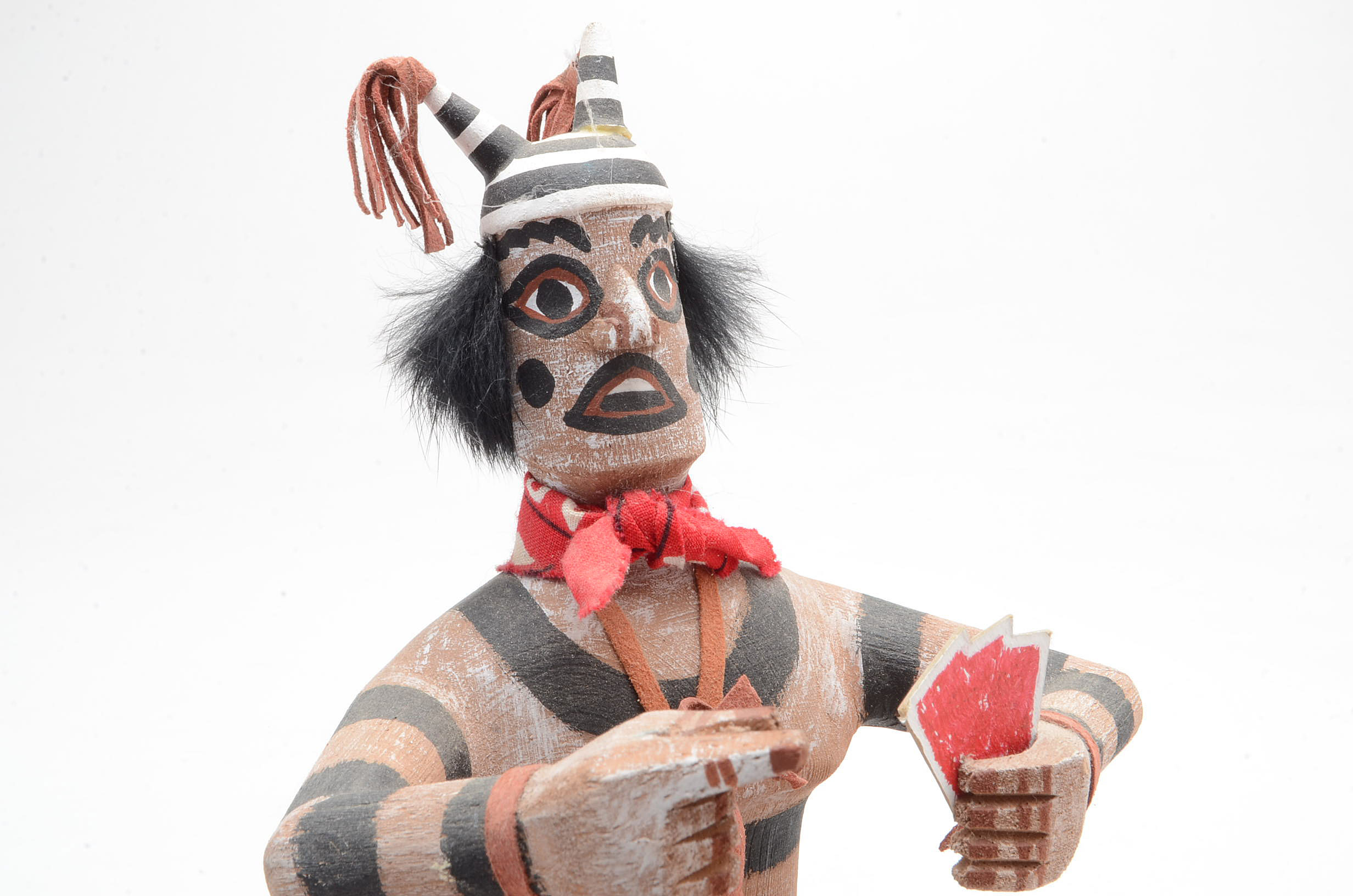F. Begay Signed "Hano Clown" Kachina Doll