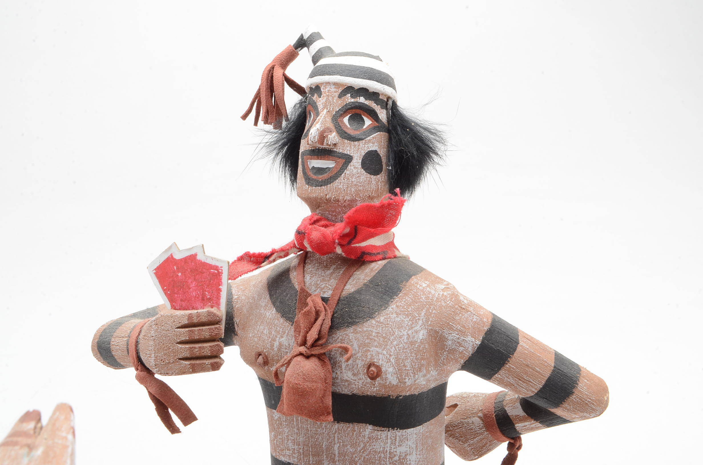 F. Begay Signed "Hano Clown" Kachina Doll