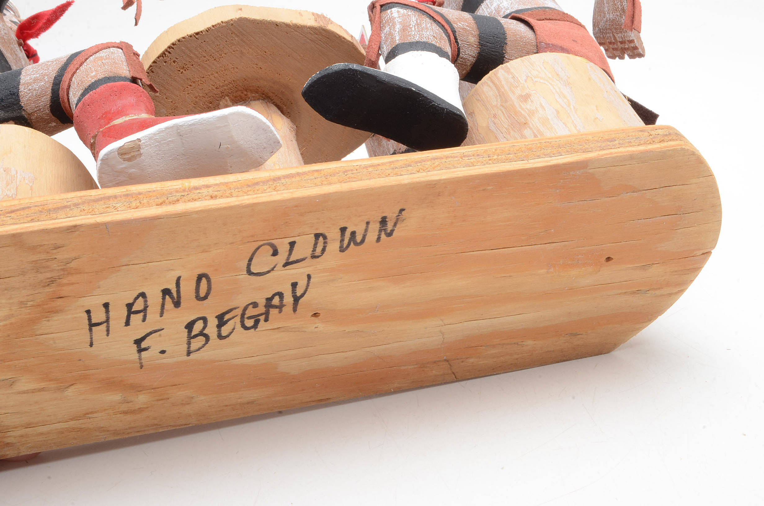 F. Begay Signed "Hano Clown" Kachina Doll