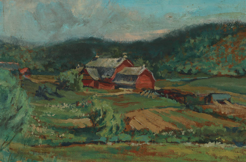 20th Century Oil Painting on Board