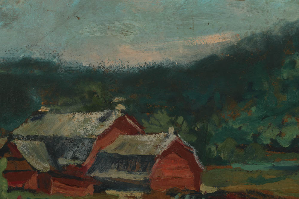 20th Century Oil Painting on Board