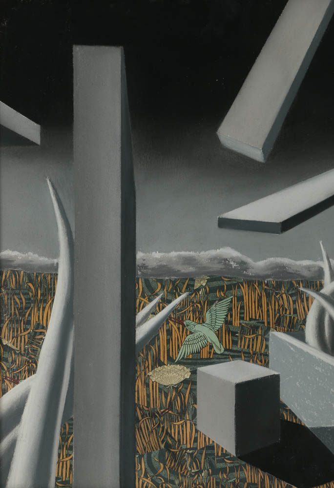 Terri Priest Mixed Media on Paper "It Won't Take Long"