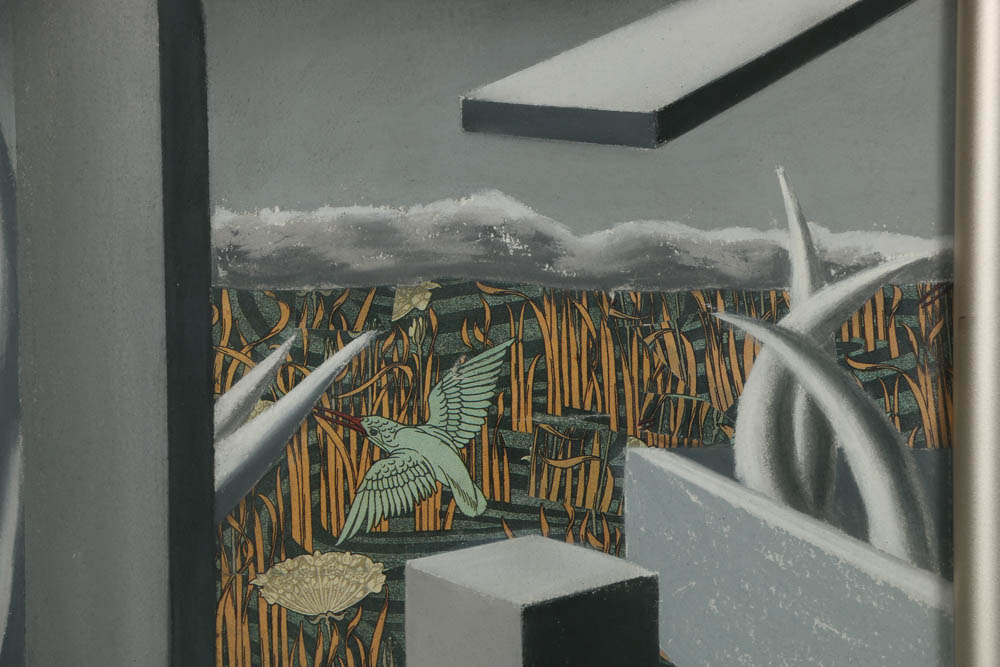 Terri Priest Mixed Media on Paper "It Won't Take Long"