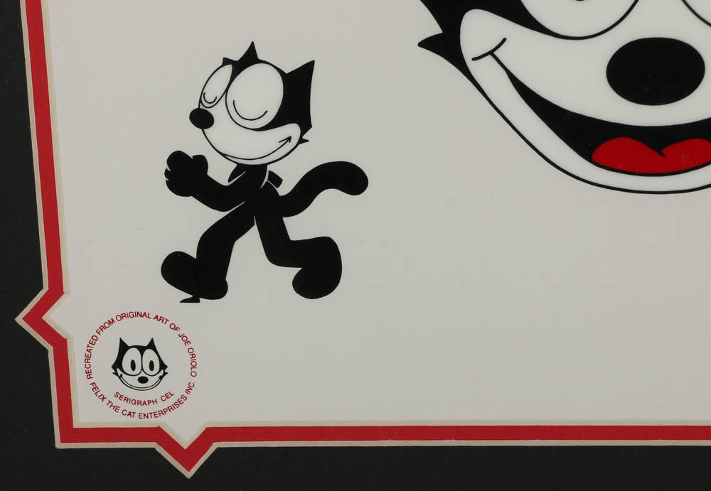Serigraph on Celluloid Acetate After Joe Oriolo's Cartoon "Felix the Cat"