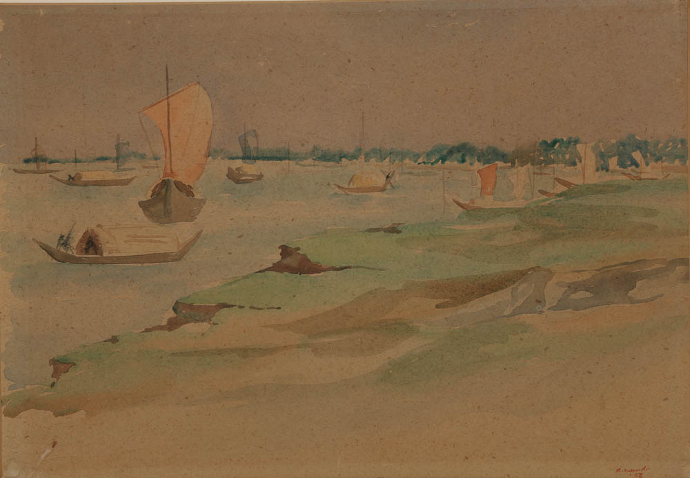 Mid 20th Century Watercolor Paintings