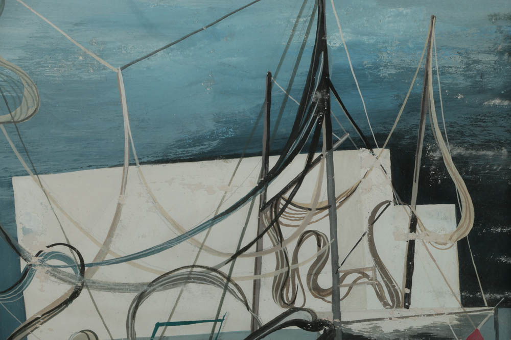 John Skolle Gouache Painting