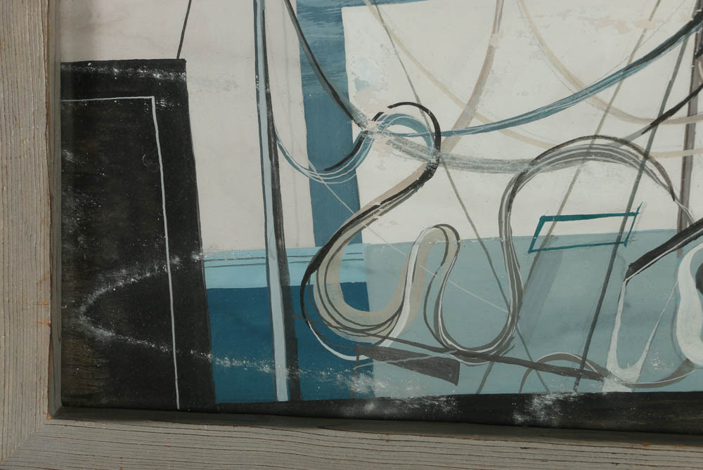 John Skolle Gouache Painting