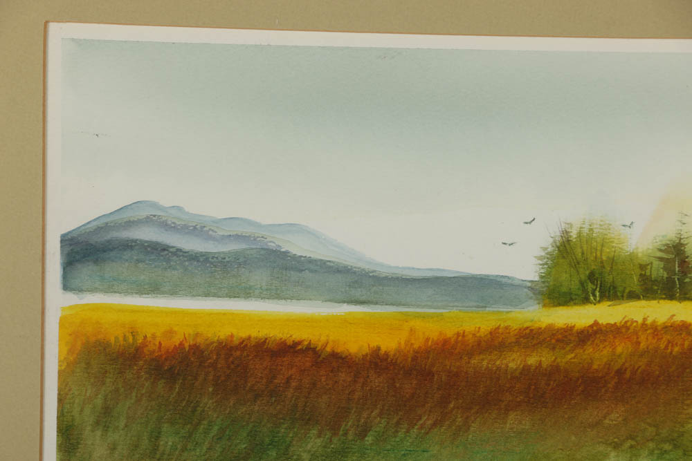 Joan Osborn Dunkle Watercolor Painting "The Hunter Coming In"