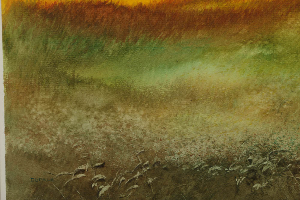 Joan Osborn Dunkle Watercolor Painting "The Hunter Coming In"