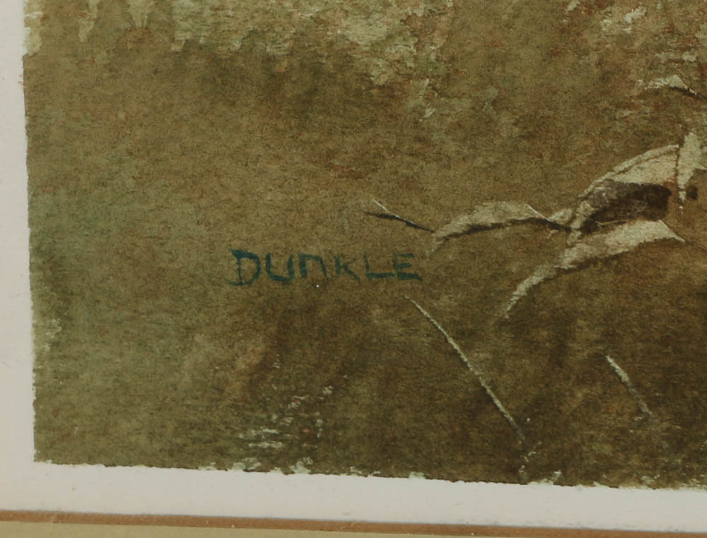 Joan Osborn Dunkle Watercolor Painting "The Hunter Coming In"