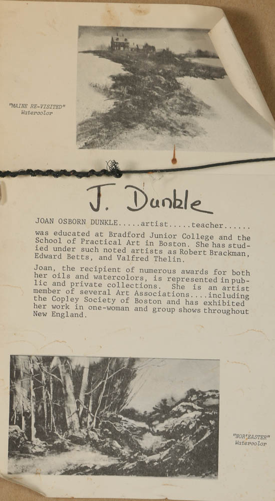 Joan Osborn Dunkle Watercolor Painting "The Hunter Coming In"