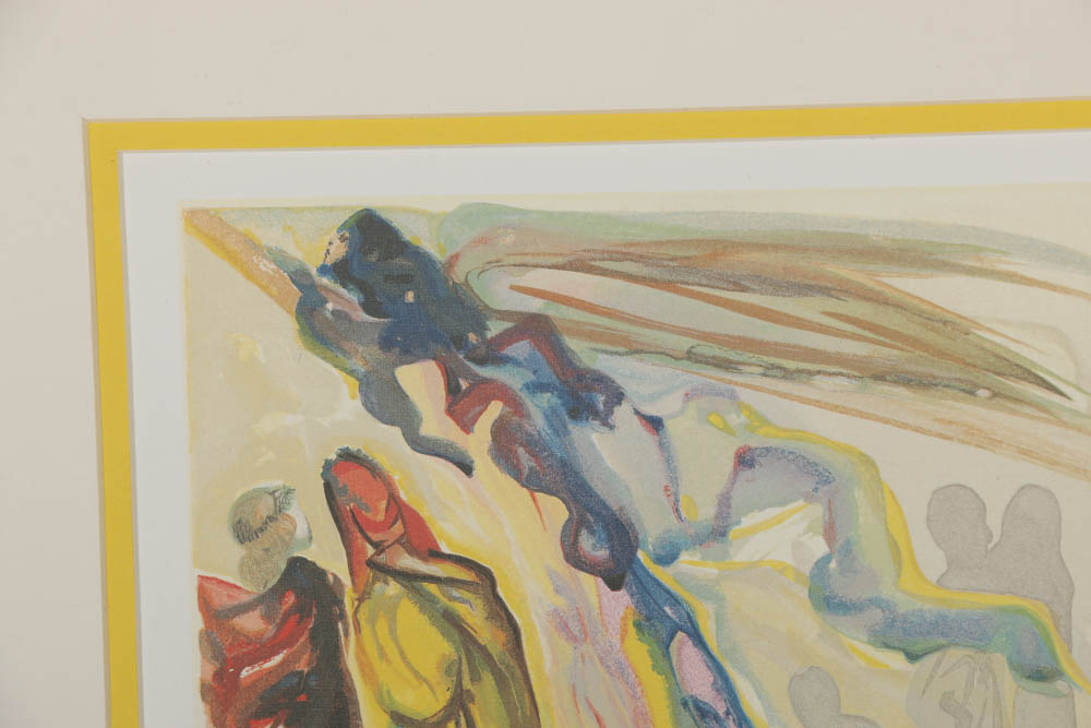 Offset Lithograph After Salvador Dalí "Paradiso - Canto XVI"