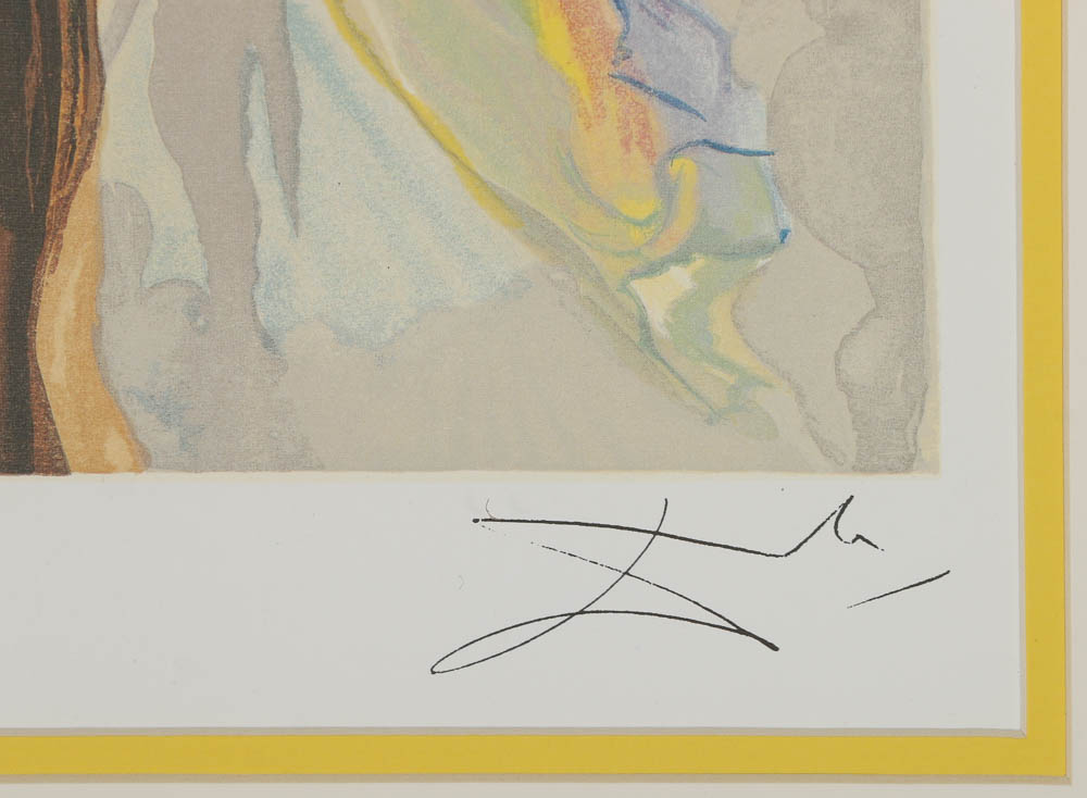 Offset Lithograph After Salvador Dalí "Paradiso - Canto XVI"