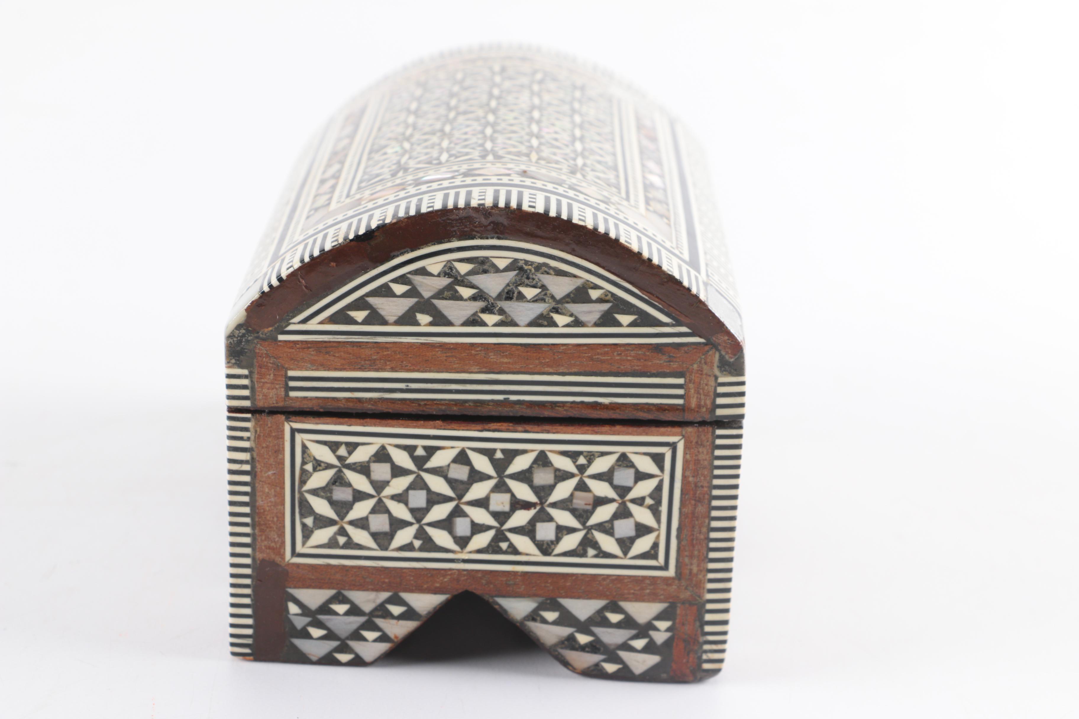 Mother-of-Pearl Inlay Trinket Box