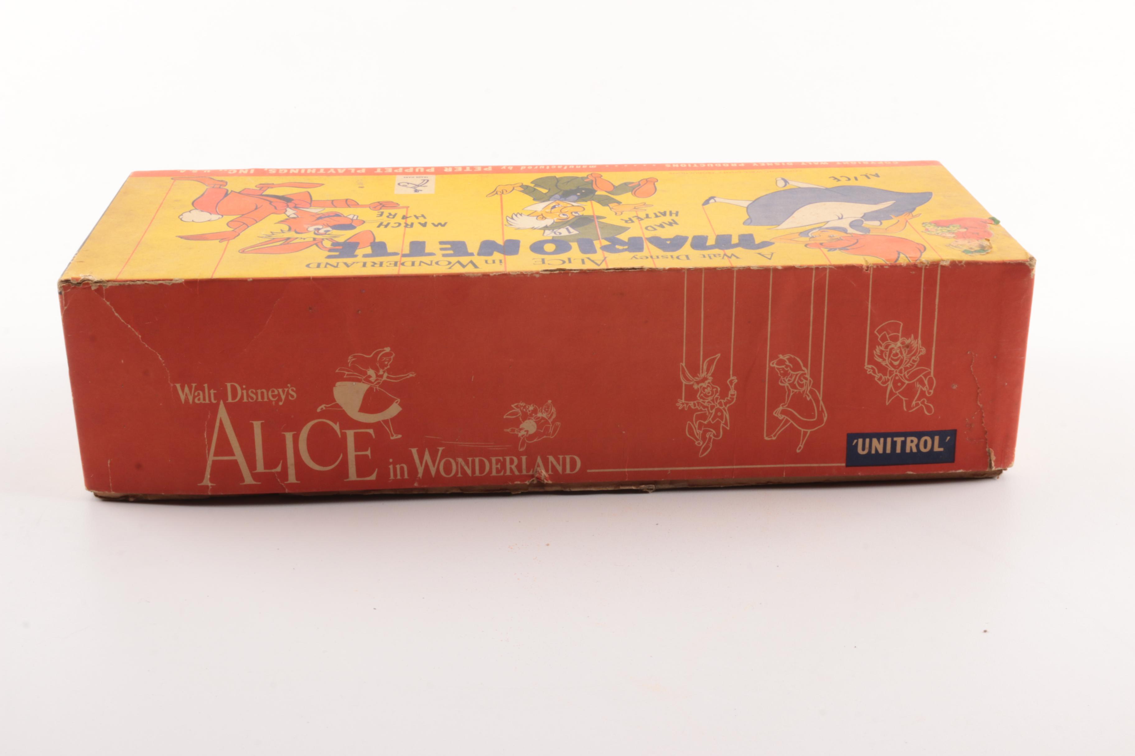 1950s Walt Disney "Alice in Wonderland" Marionette by Peter Puppet