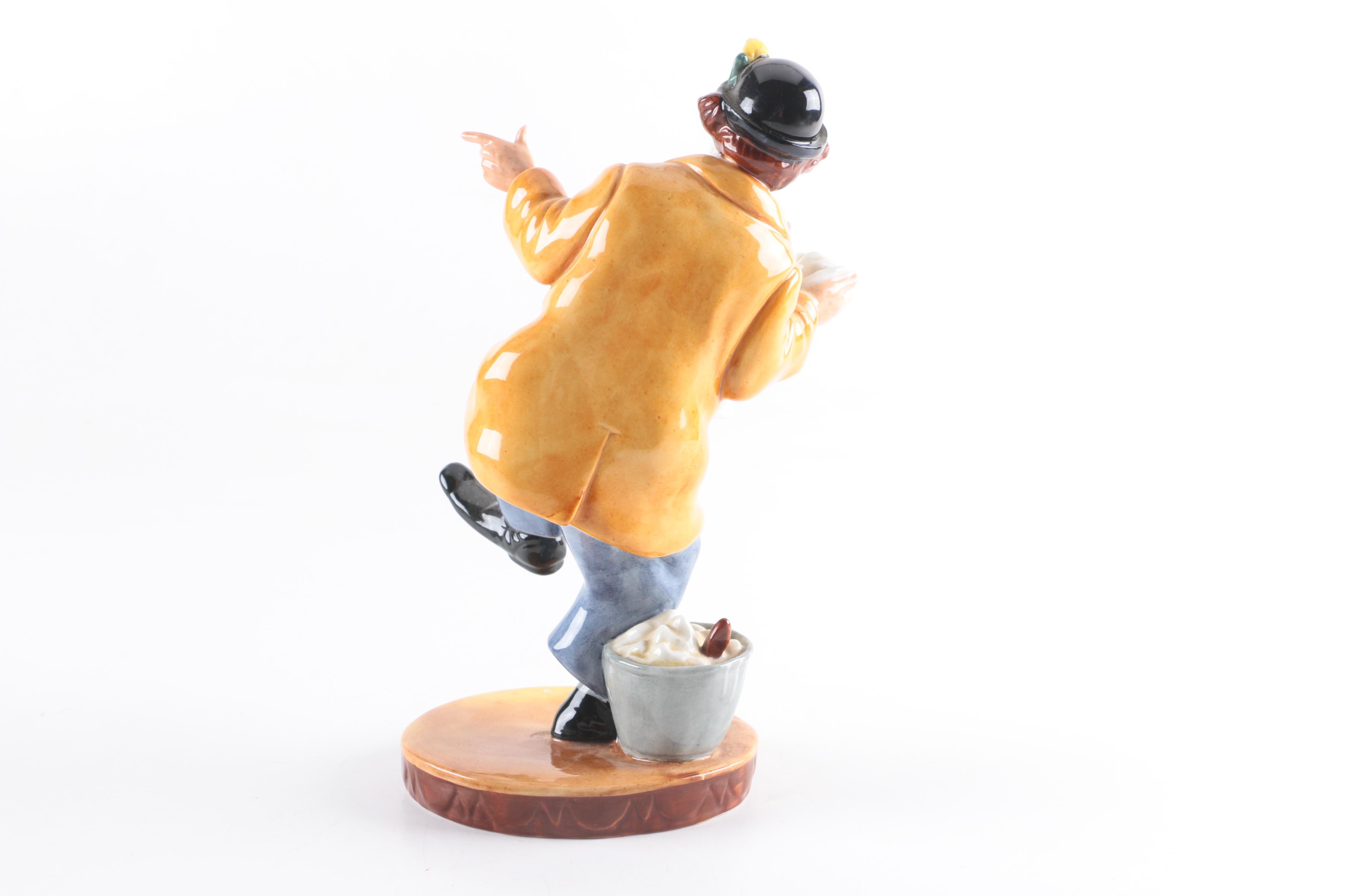 1978 Royal Doulton "The Clown" Porcelain Figurine