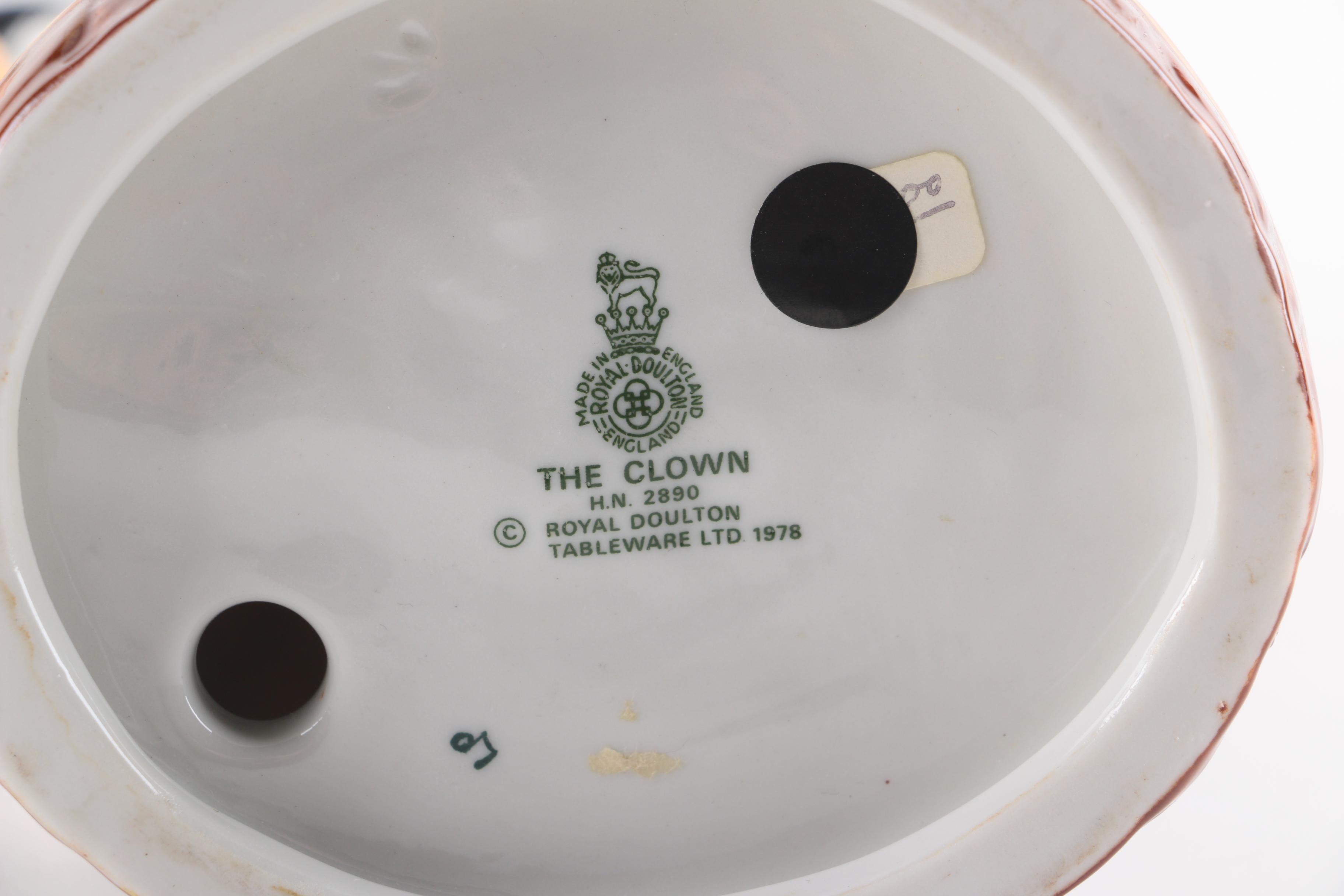 1978 Royal Doulton "The Clown" Porcelain Figurine